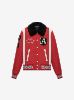 ALWAYS ON POINT VARSITY BOMBER - RED sold by AMIRI