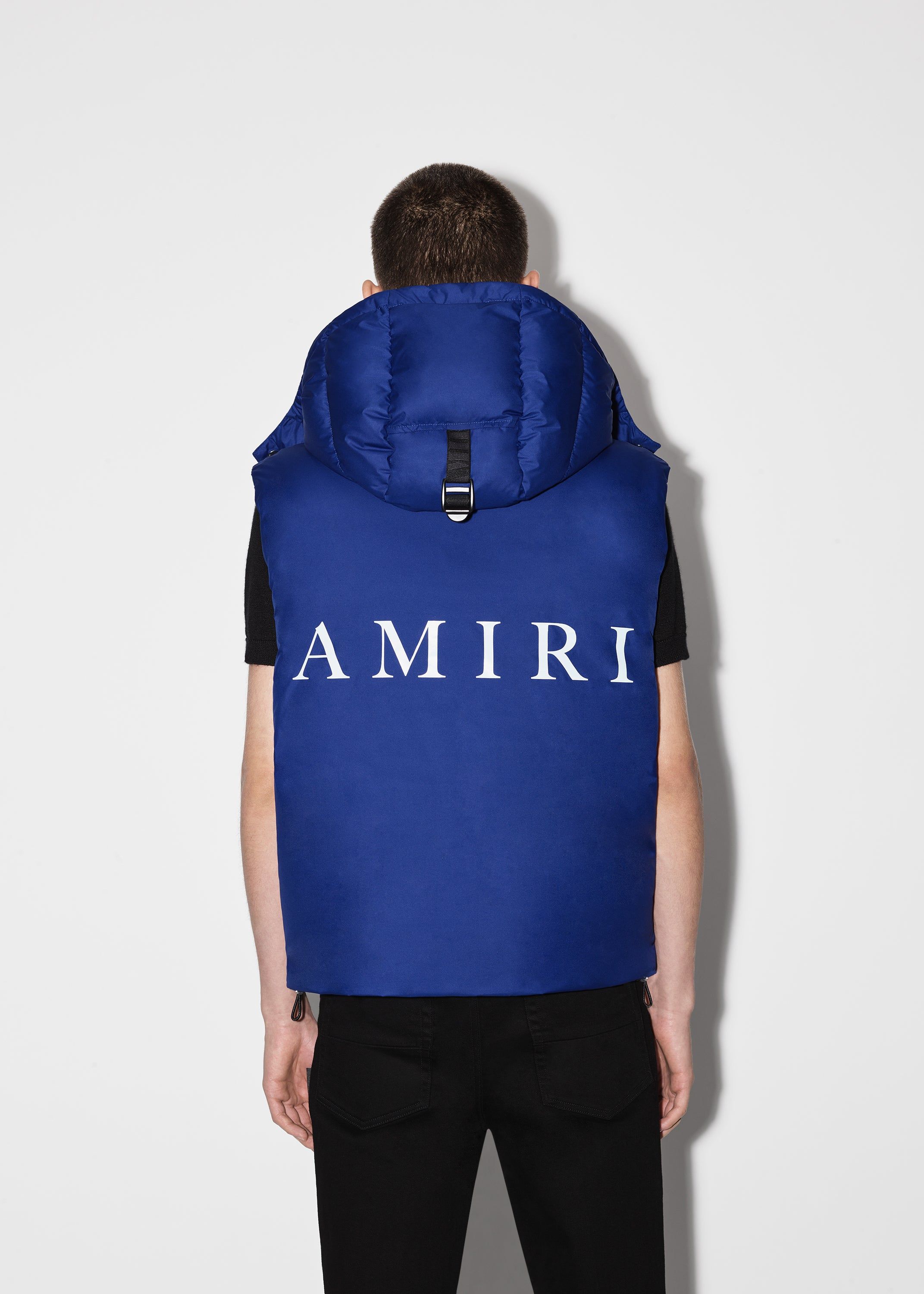 HOODED DOWN GILET - BLUE sold by AMIRI product image thumbnail 5