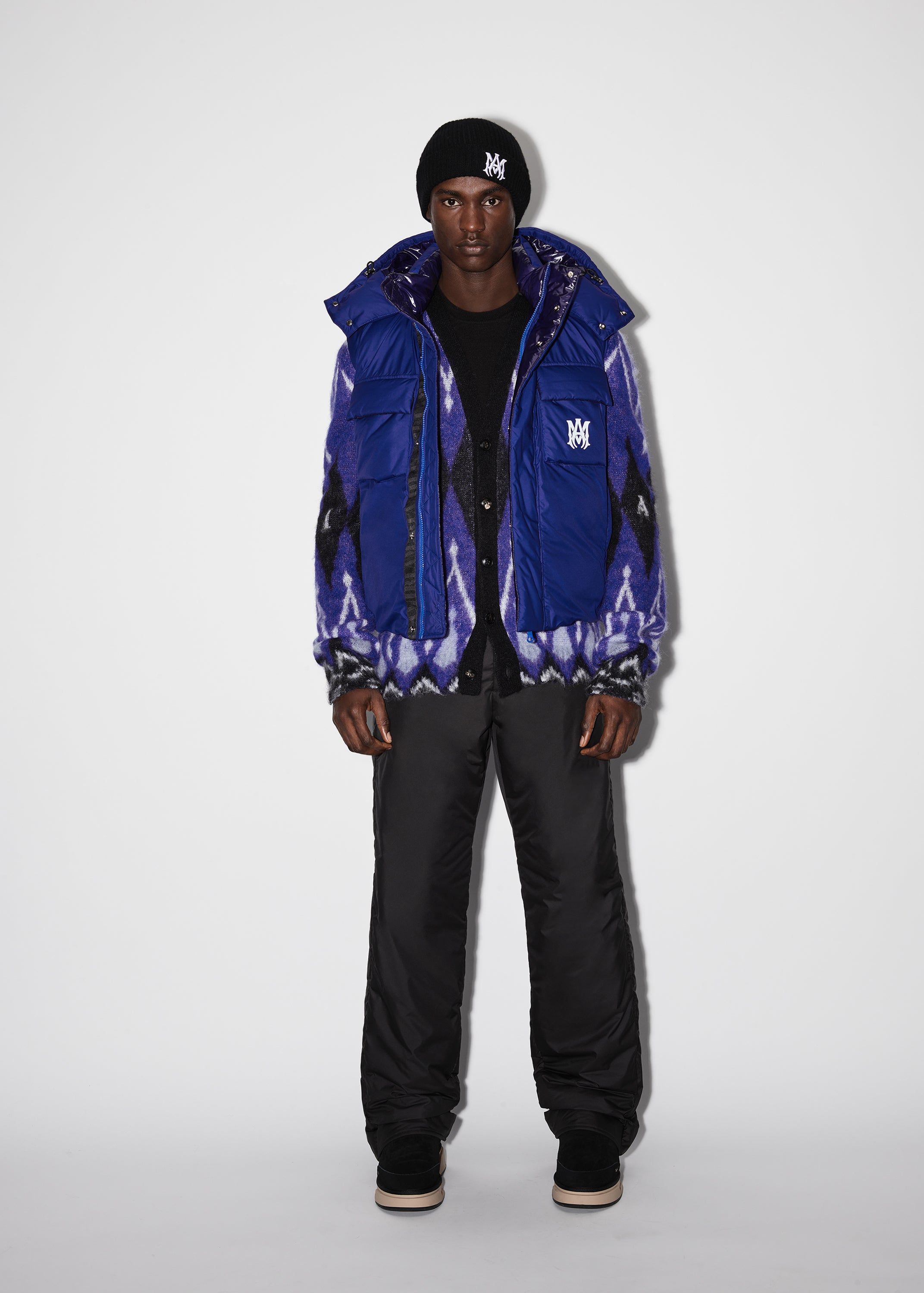 HOODED DOWN GILET - BLUE sold by AMIRI product image thumbnail 2