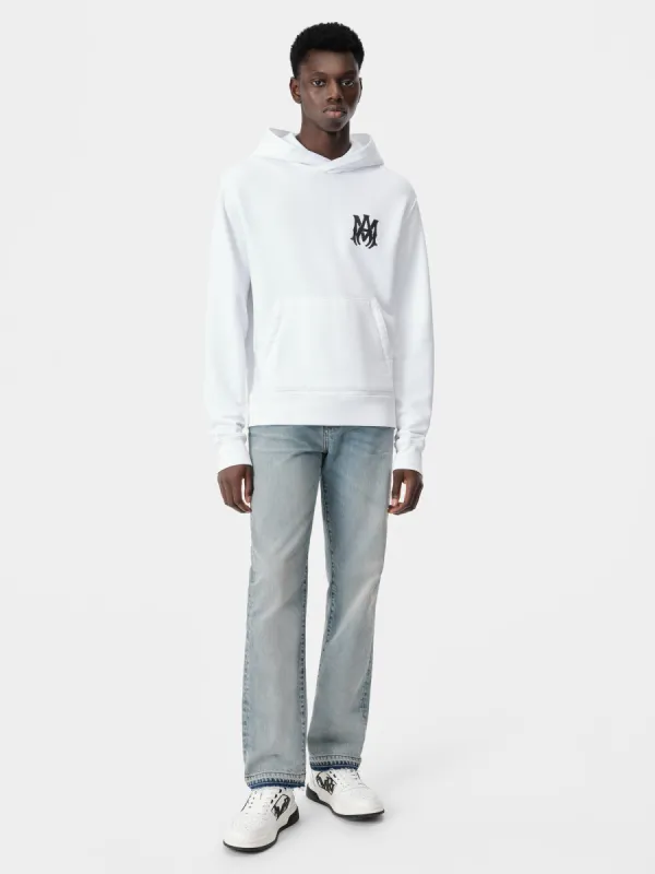MA CORE LOGO HOODIE - White sold by AMIRI