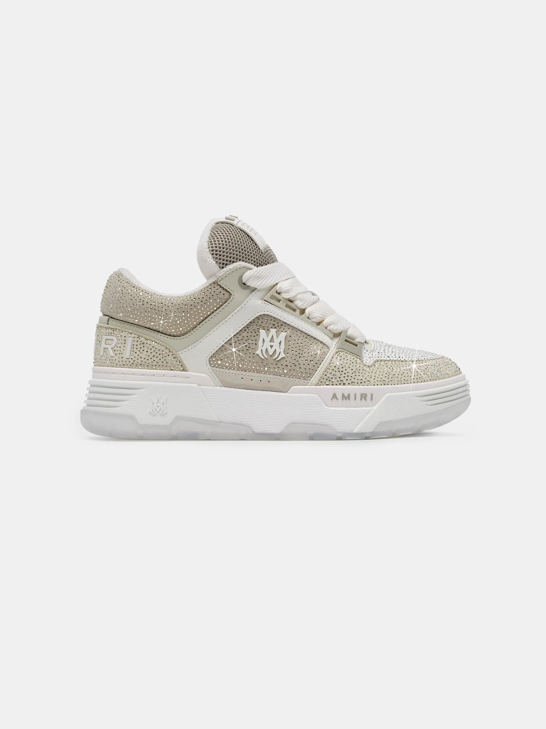 WOMEN - WOMEN'S CRYSTAL MA-1 - Alabaster sold by AMIRI