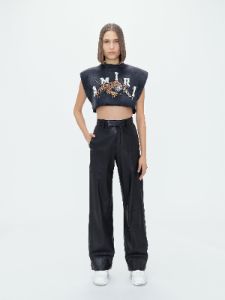 WOMEN - CROPPED TIGER TEE - BLACK sold by AMIRI