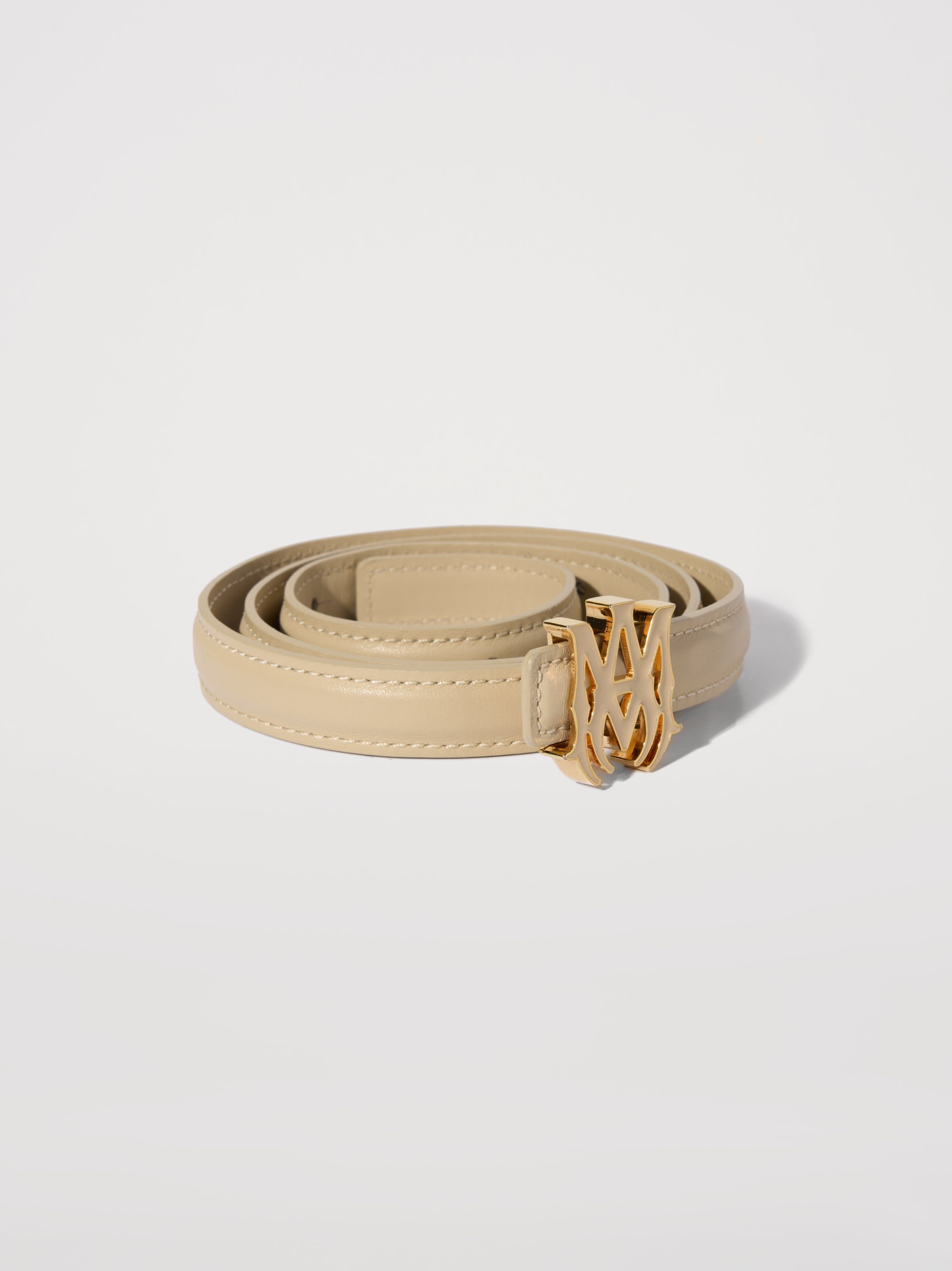 WOMEN - NAPPA "MA" 2CM BELT - Alabaster sold by AMIRI product image thumbnail 2