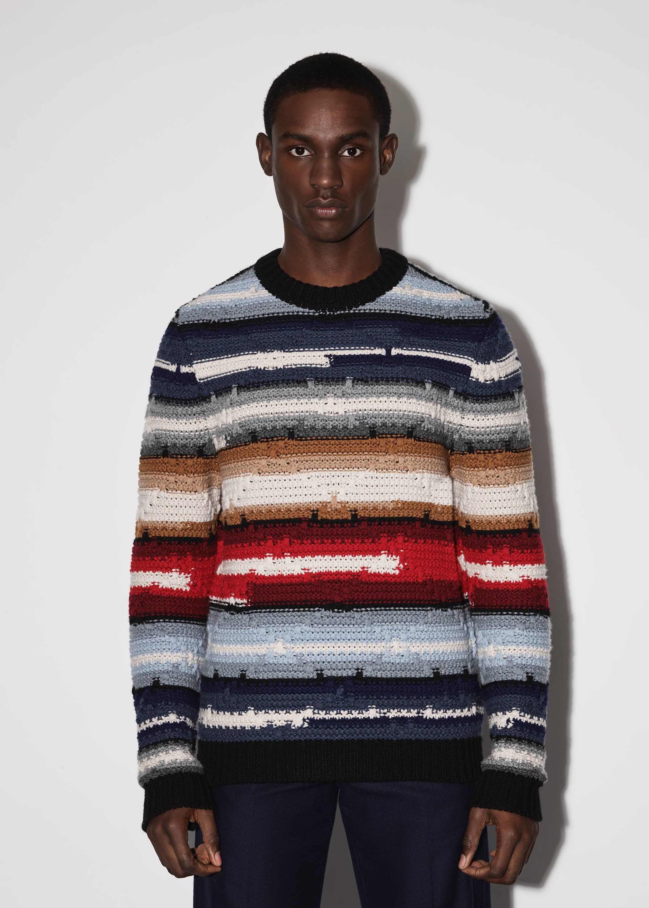 BLANKET STRIPE CREW - MULTI sold by AMIRI product image thumbnail 2