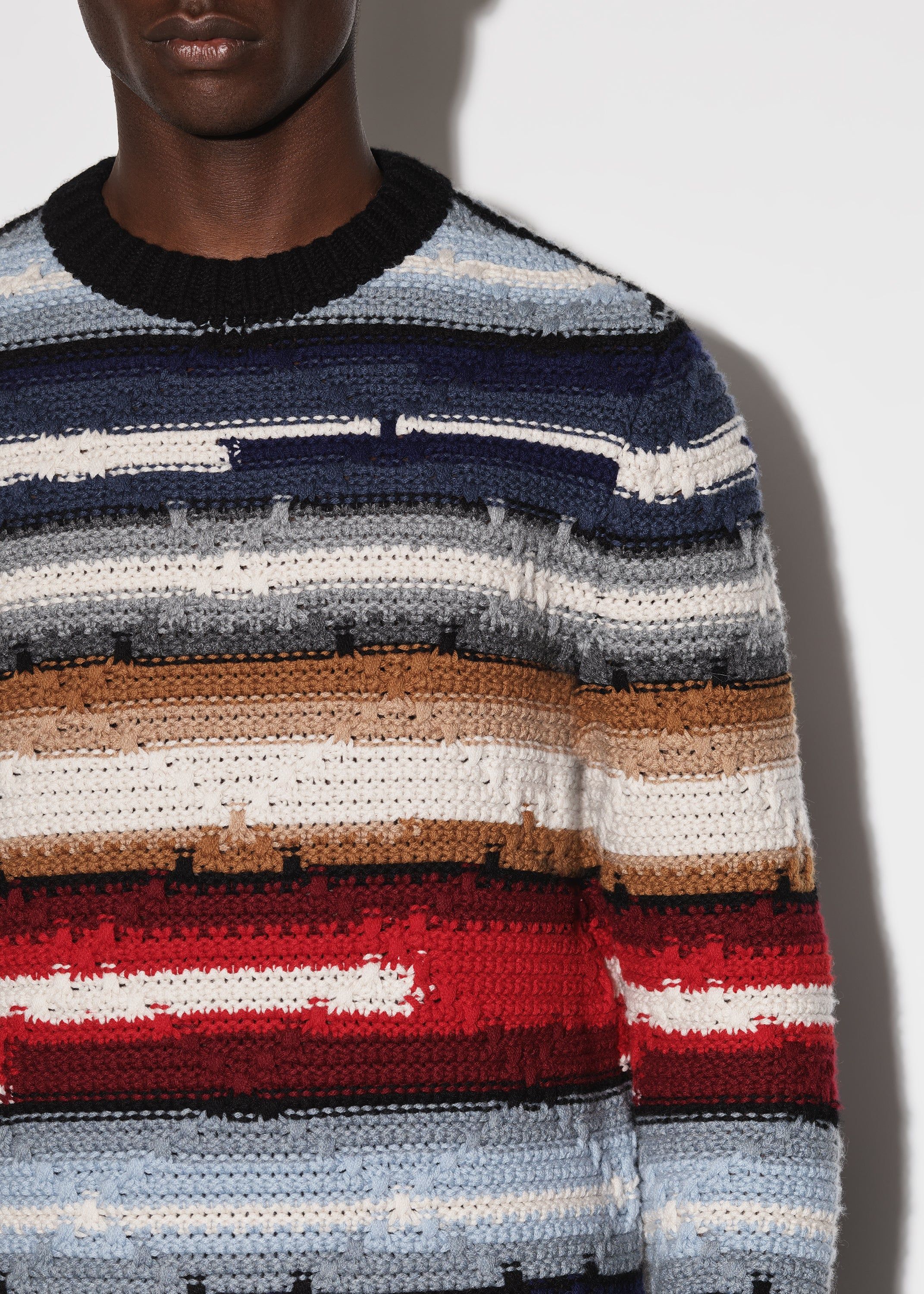 BLANKET STRIPE CREW - MULTI sold by AMIRI product image thumbnail 5