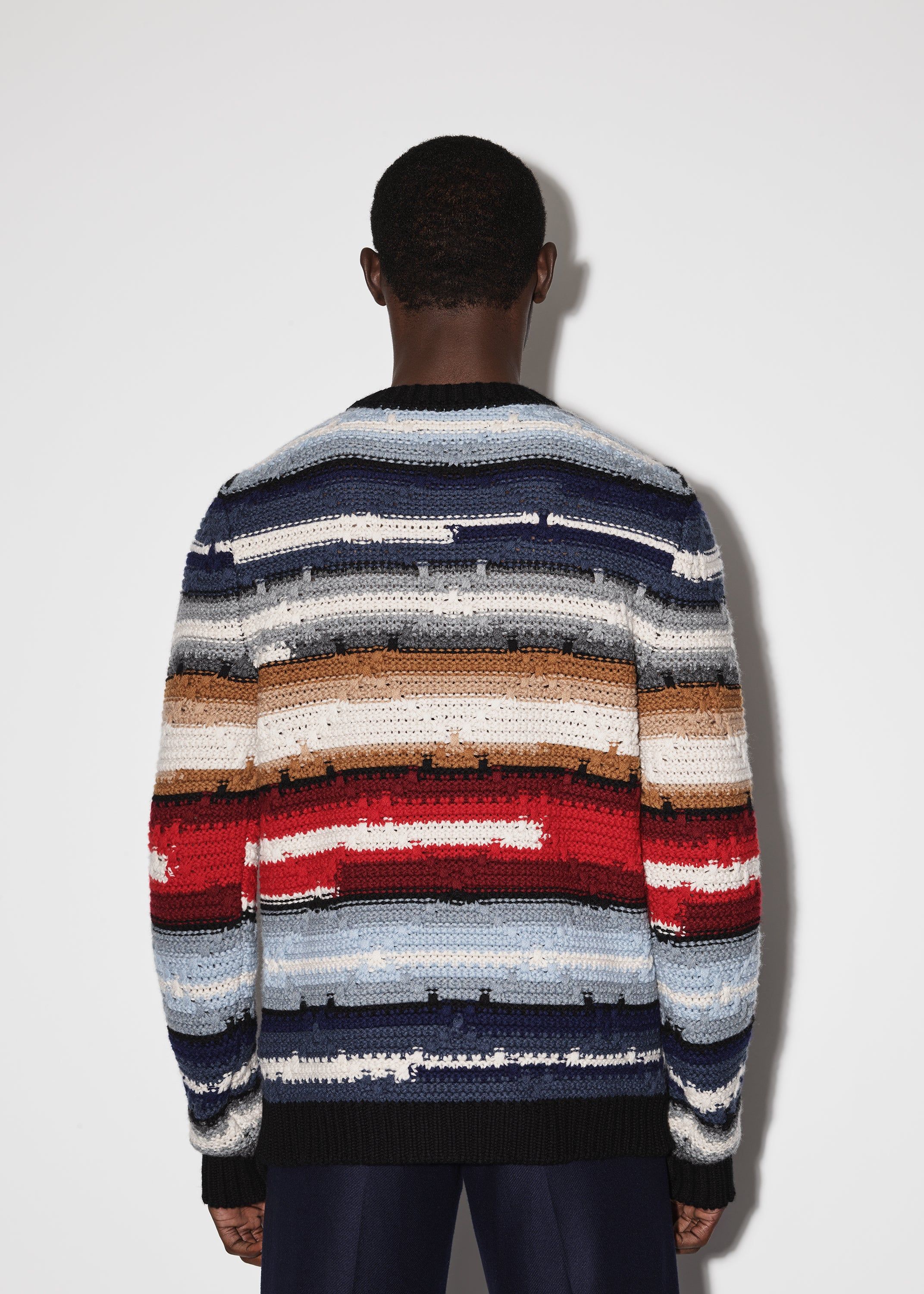 BLANKET STRIPE CREW - MULTI sold by AMIRI product image thumbnail 4