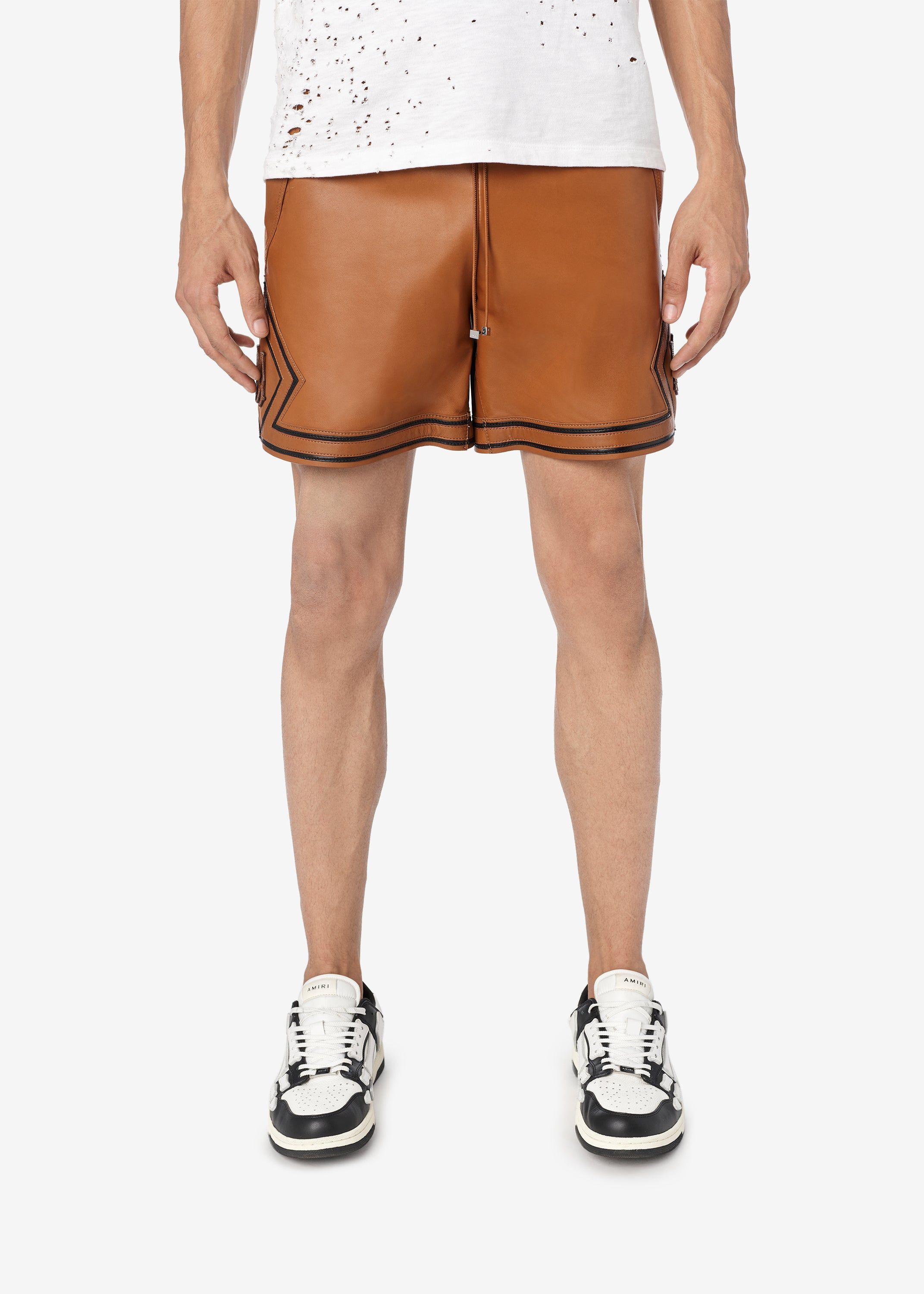 M.A. DRAWSTRING BOXING SHORT - Brown sold by AMIRI product image thumbnail 2