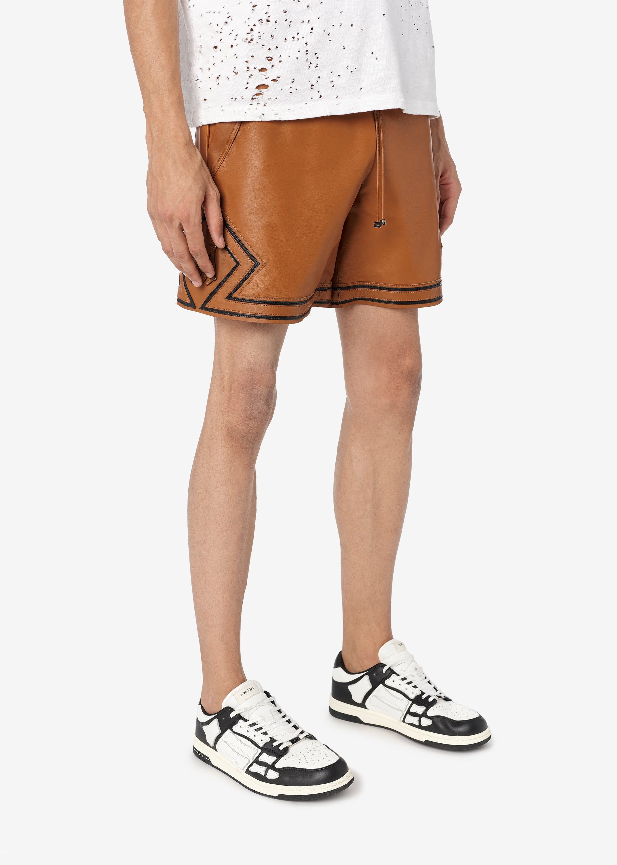 M.A. DRAWSTRING BOXING SHORT - Brown sold by AMIRI product image thumbnail 3