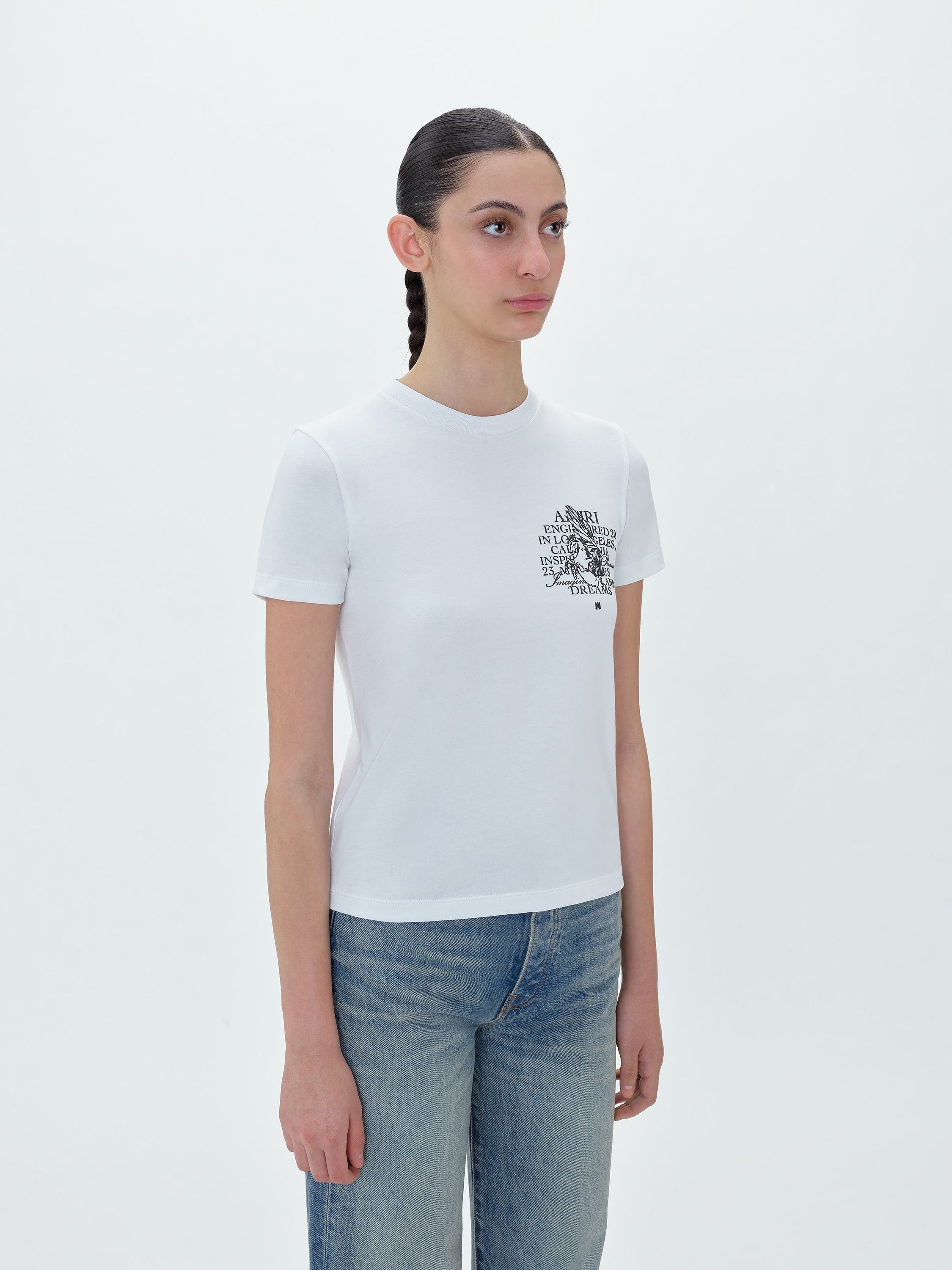 WOMEN - PRECIOUS MEMORIES TEE - WHITE sold by AMIRI product image thumbnail 3