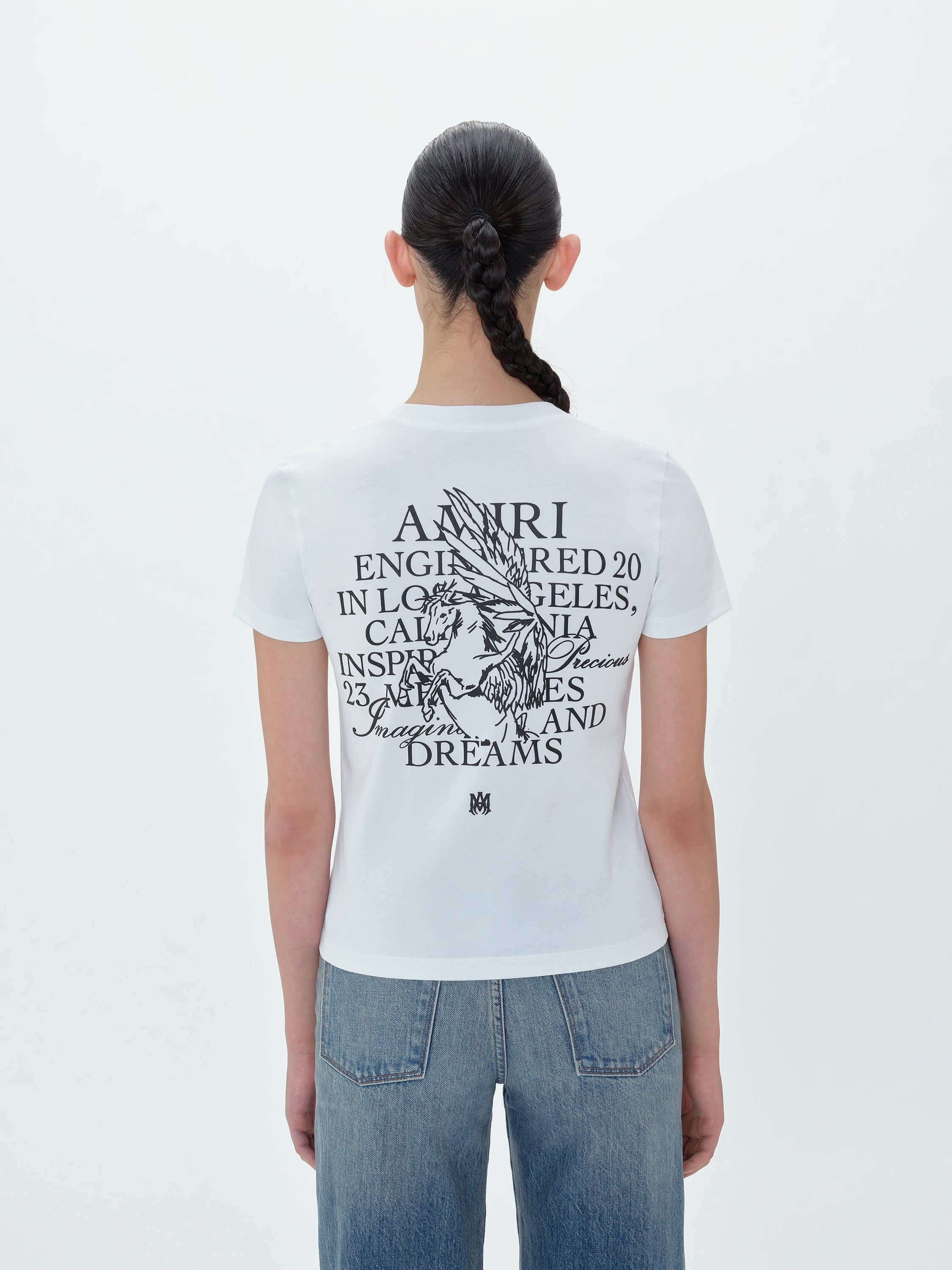 WOMEN - PRECIOUS MEMORIES TEE - WHITE sold by AMIRI product image thumbnail 4