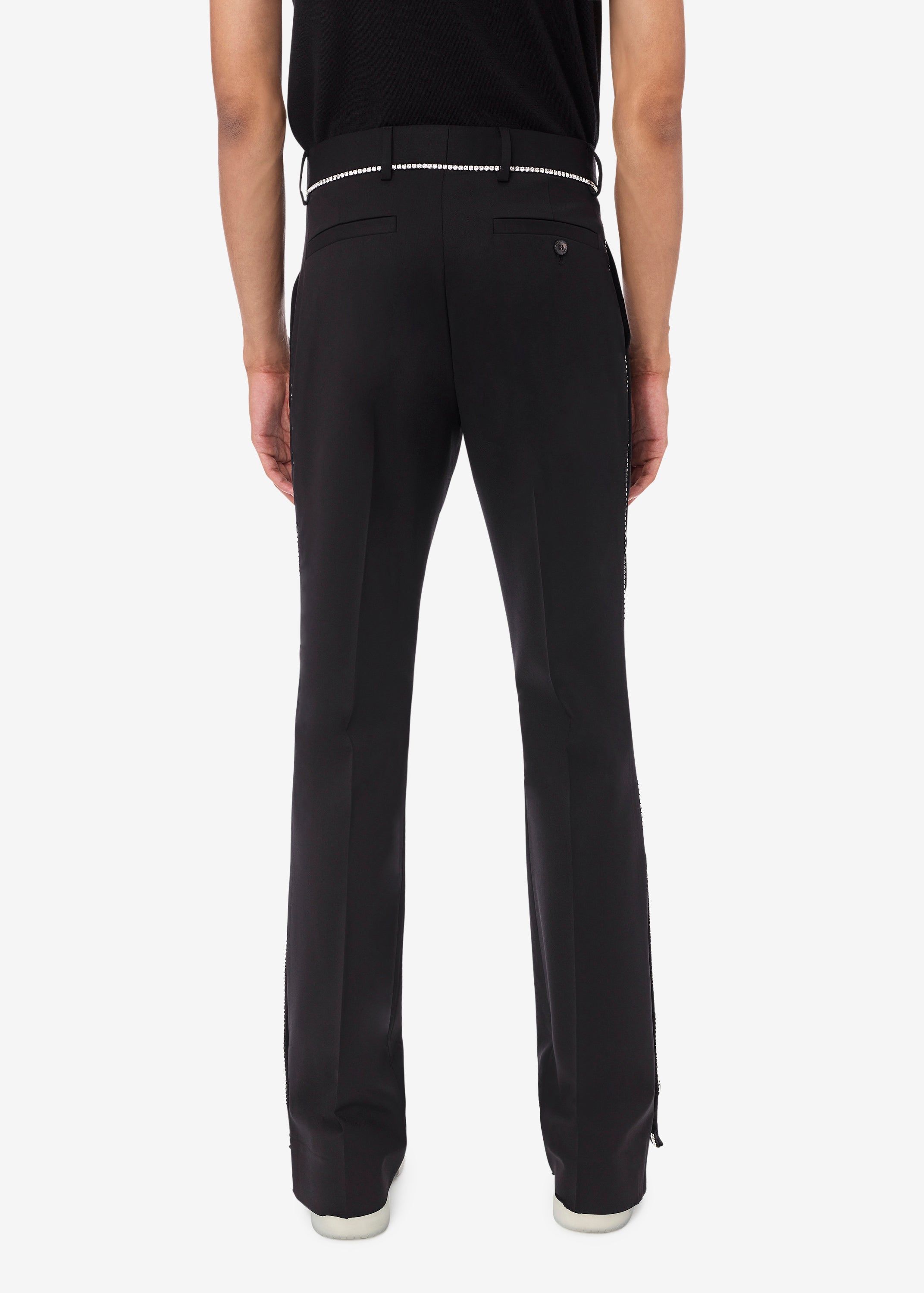 CRYSTAL TRIM TAILORED KICK FLARE - BLACK sold by AMIRI product image thumbnail 5
