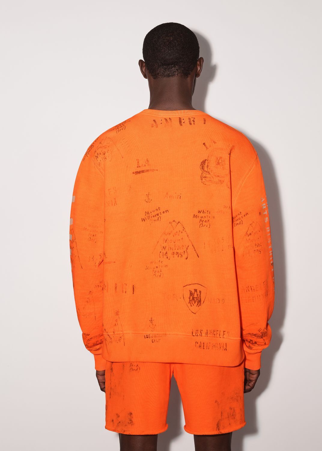 ARMY STENCIL CREW - ORANGE sold by AMIRI product image thumbnail 4