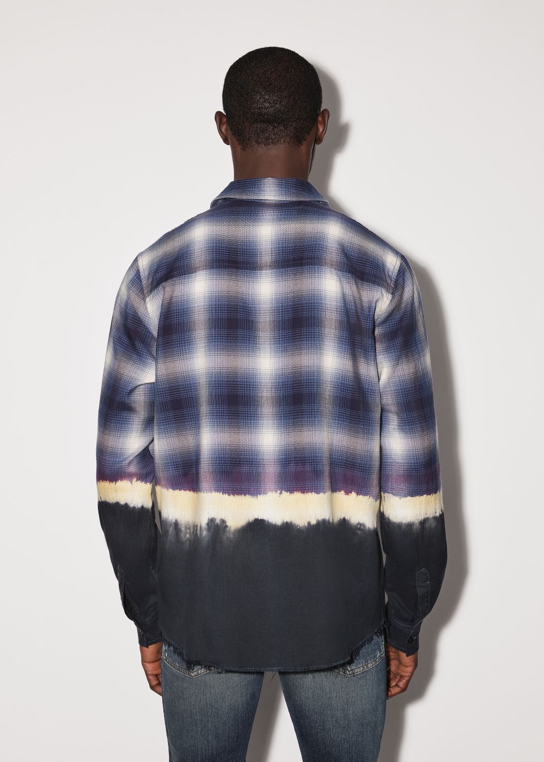 BLEACH BANDANA PLAID - BLUE sold by AMIRI product image thumbnail 4