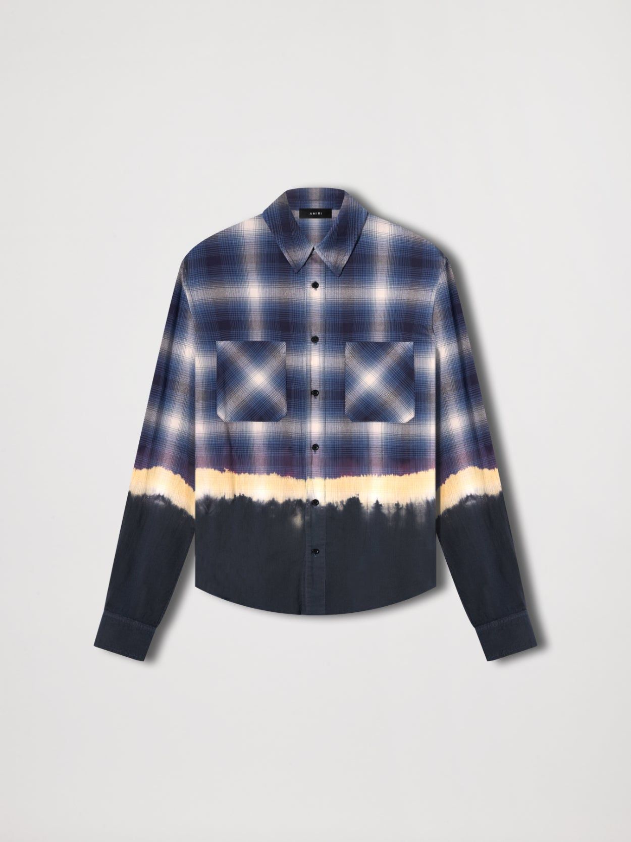 BLEACH BANDANA PLAID - BLUE sold by AMIRI