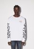 AMIRI BONES LONG SLEEVE TEE - WHITE / BLACK sold by AMIRI