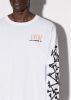 AMIRI BONES LONG SLEEVE TEE - WHITE / BLACK sold by AMIRI