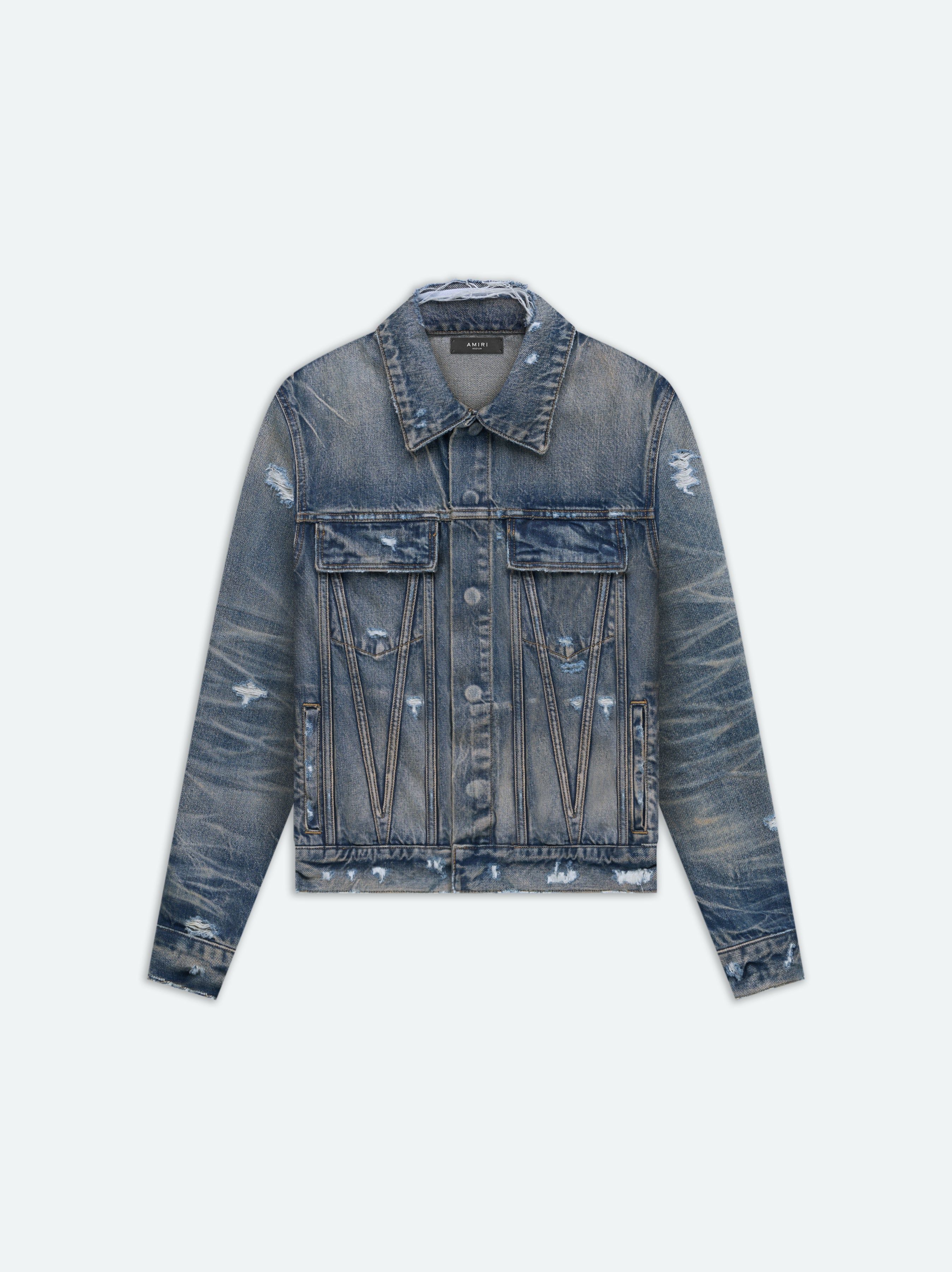 MA TRUCKER - VINTAGE INDIGO sold by AMIRI
