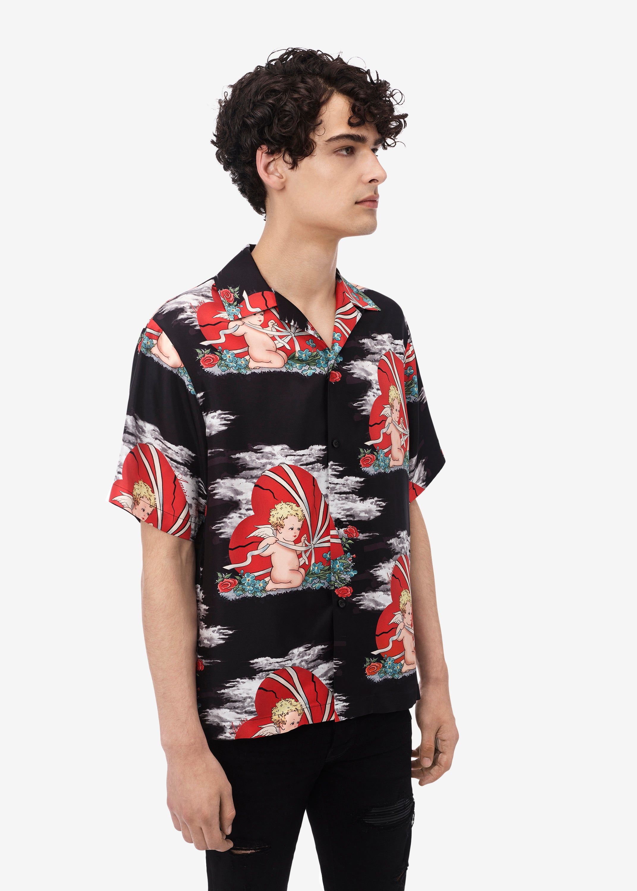 CHERUB BOWLING SHIRT - BLACK sold by AMIRI product image thumbnail 3