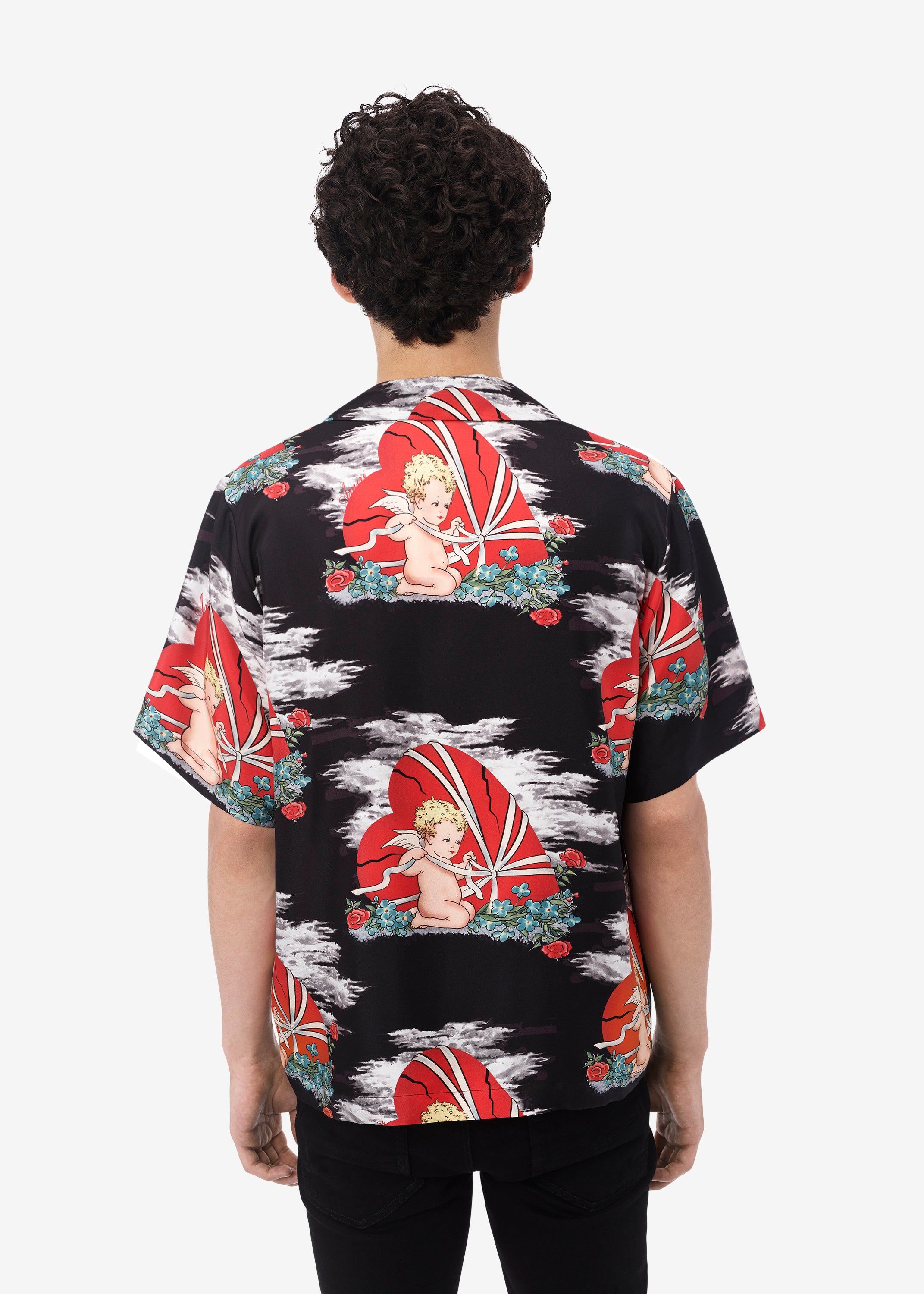 CHERUB BOWLING SHIRT - BLACK sold by AMIRI product image thumbnail 4