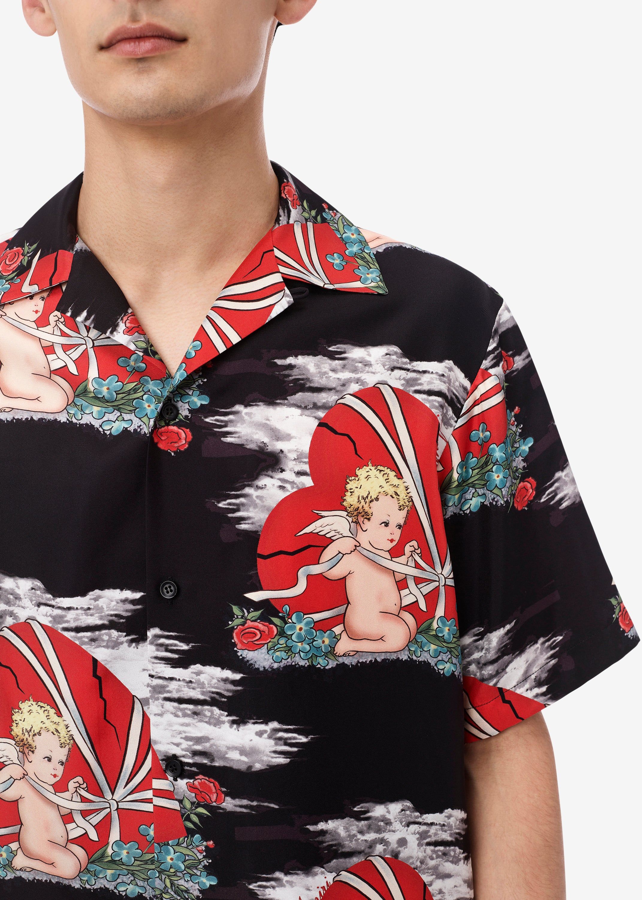 CHERUB BOWLING SHIRT - BLACK sold by AMIRI product image thumbnail 5