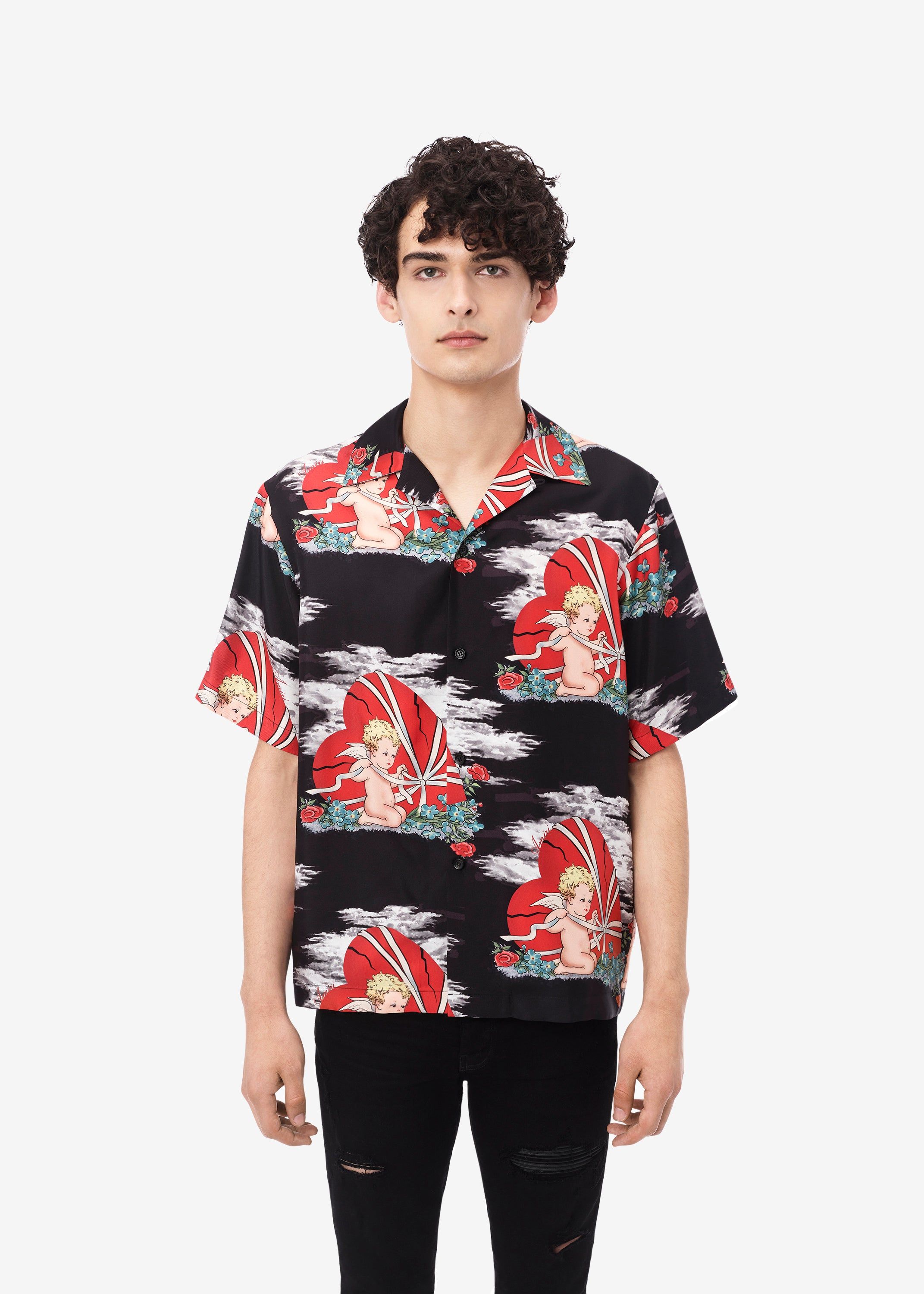CHERUB BOWLING SHIRT - BLACK sold by AMIRI product image thumbnail 2