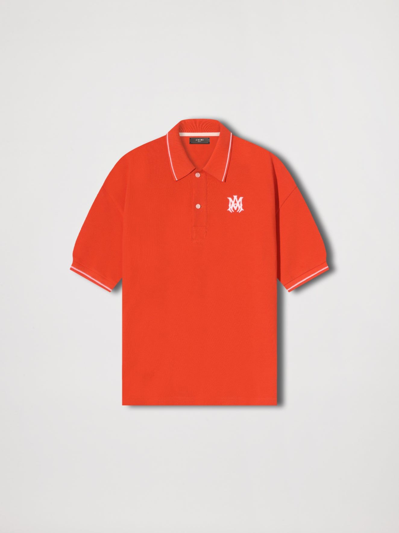 SOLID SHORT SLEEVE POLO - ORANGE sold by AMIRI product image thumbnail 2