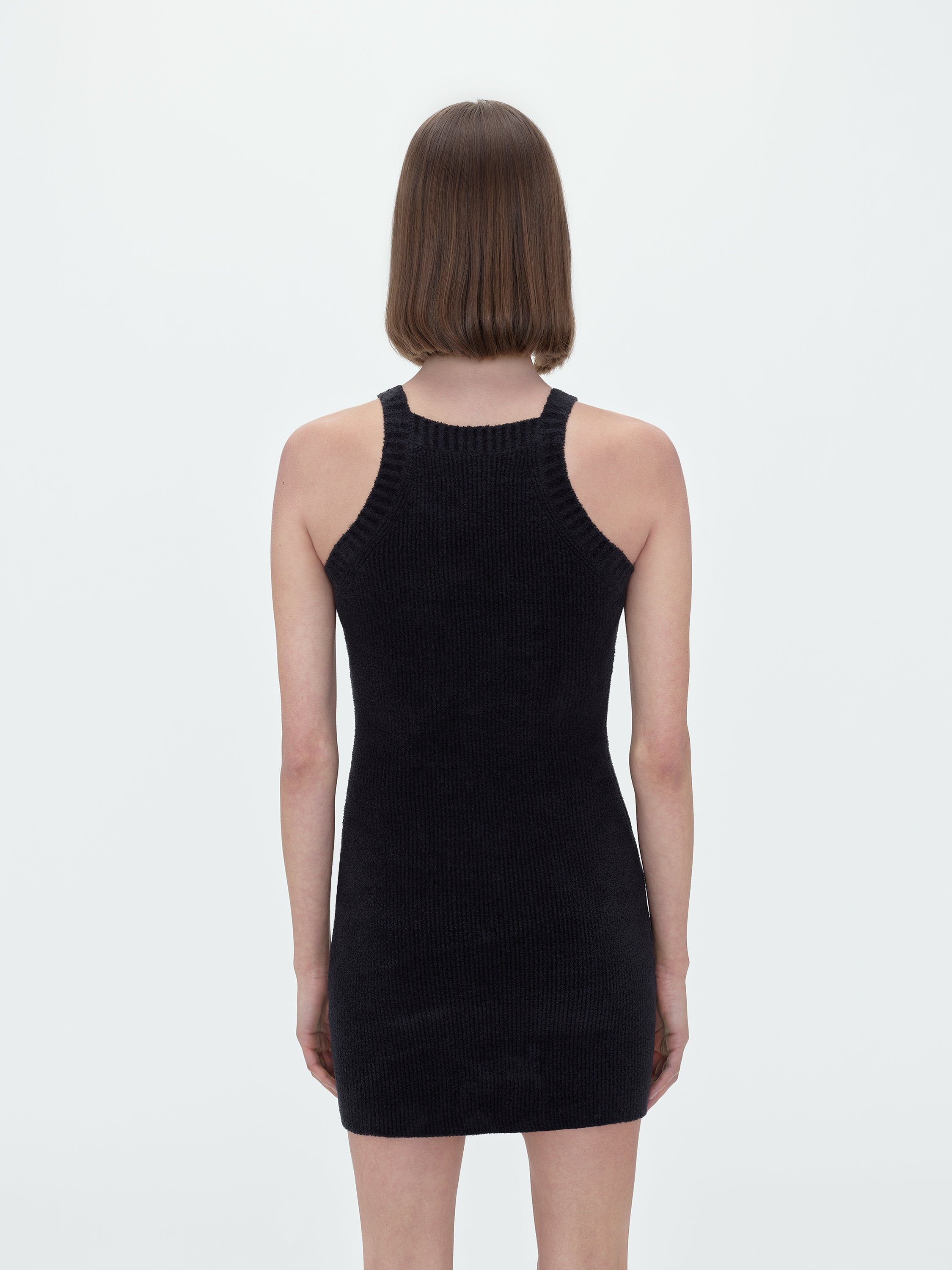 WOMEN - RACER BACK TANK DRESS - BLACK sold by AMIRI product image thumbnail 5