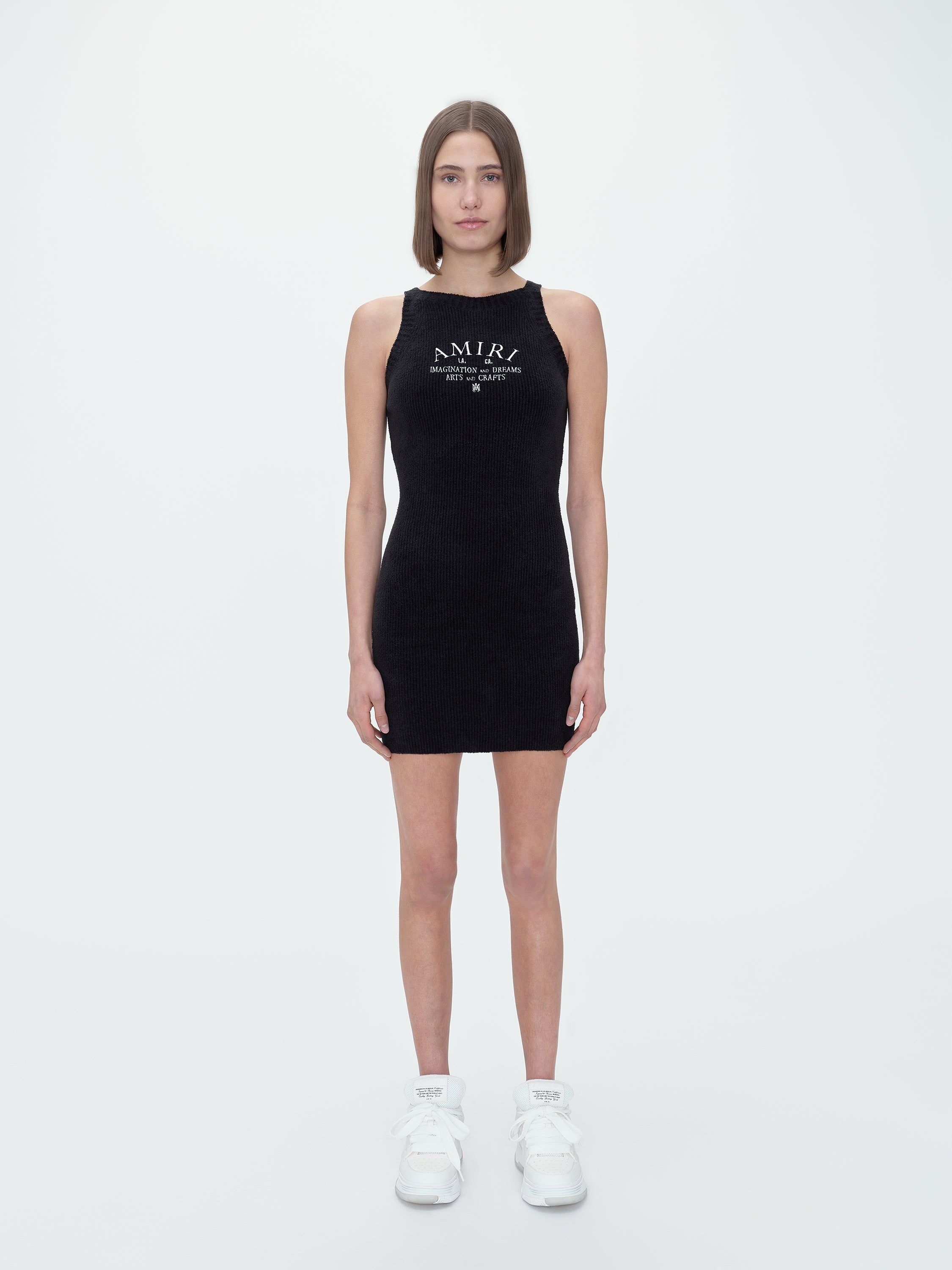WOMEN - RACER BACK TANK DRESS - BLACK sold by AMIRI product image thumbnail 2