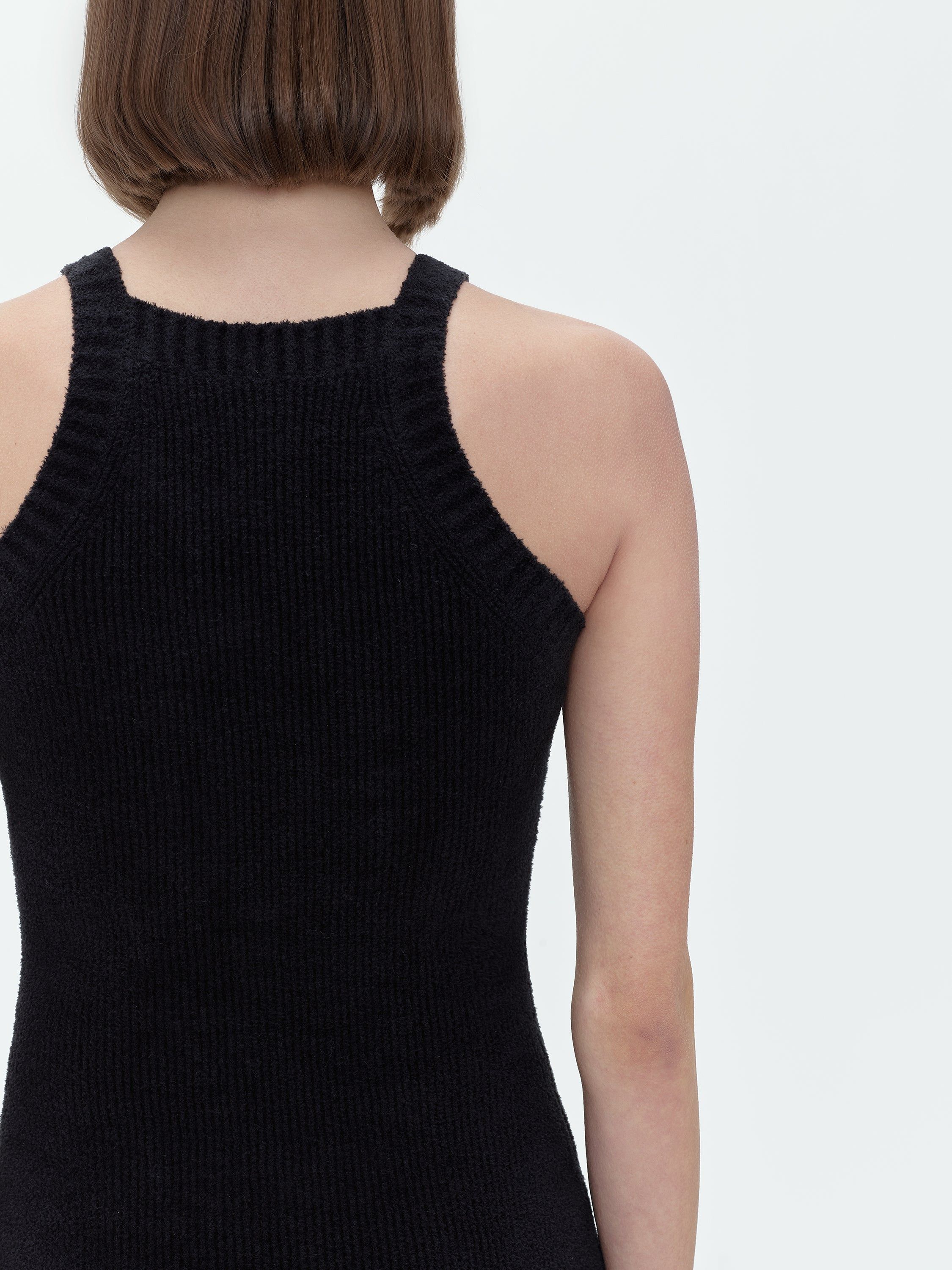 WOMEN - RACER BACK TANK DRESS - BLACK sold by AMIRI product image thumbnail 7