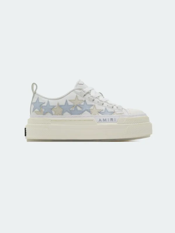 WOMEN - PLATFORM STARS COURT LOW - Grey Blue sold by AMIRI