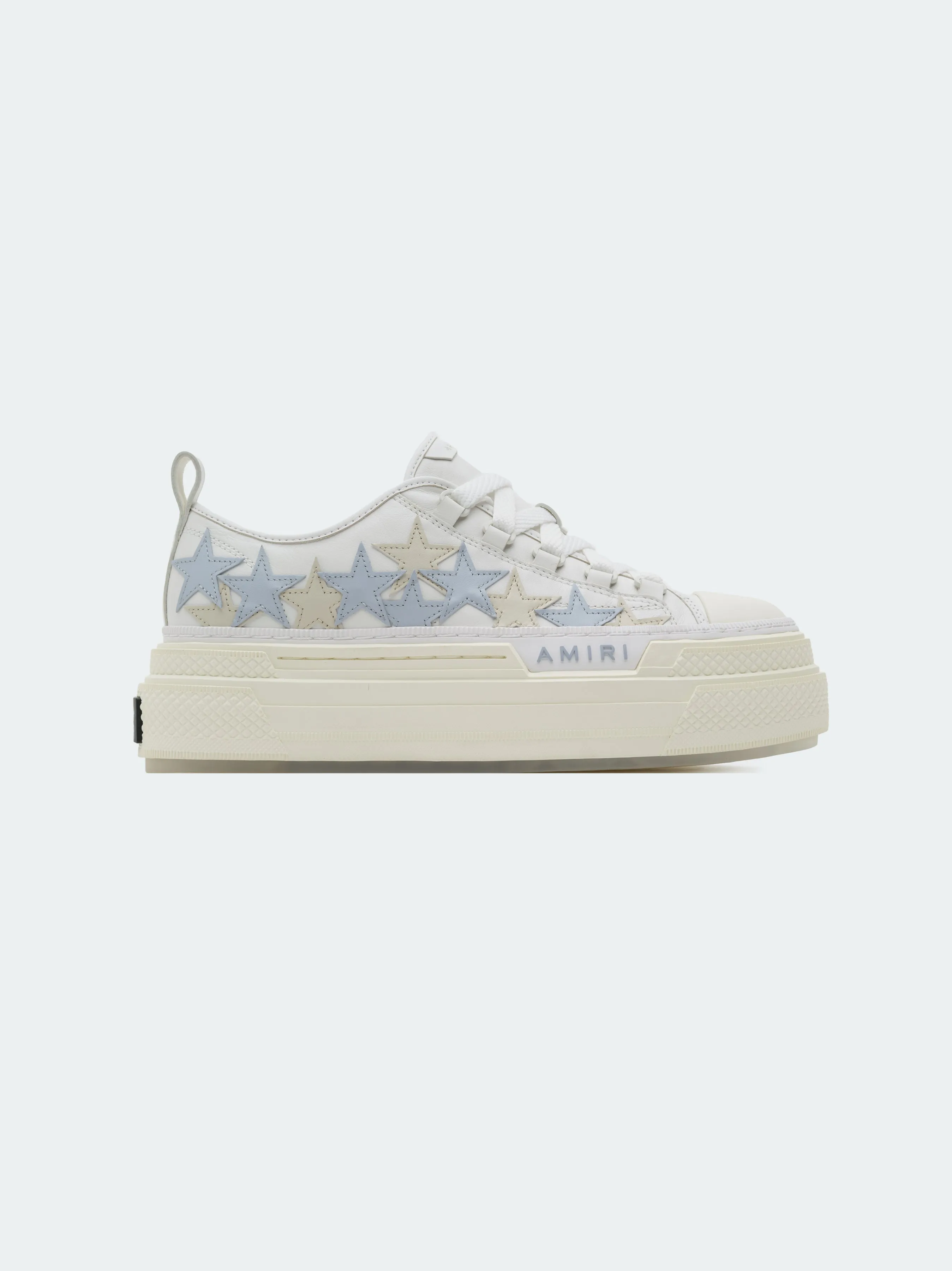 WOMEN - PLATFORM STARS COURT LOW - Grey Blue sold by AMIRI