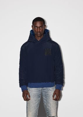 AMIRI Velour Hoodie 'Blue' Ｌサイズ　フーディー Amiri Velour Hoodie in Blue – DPUS Designer Outlet