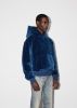 VELOUR HOODIE - BLUE sold by AMIRI
