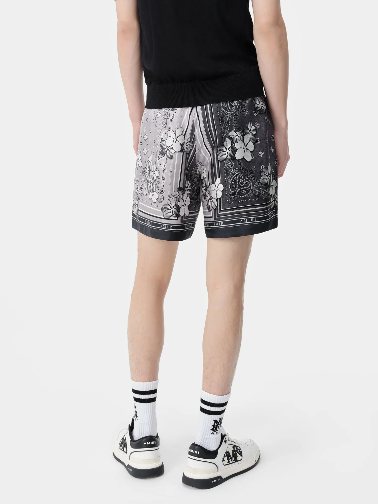 BANDANA FLORAL SHORT - Black sold by AMIRI product image thumbnail 3