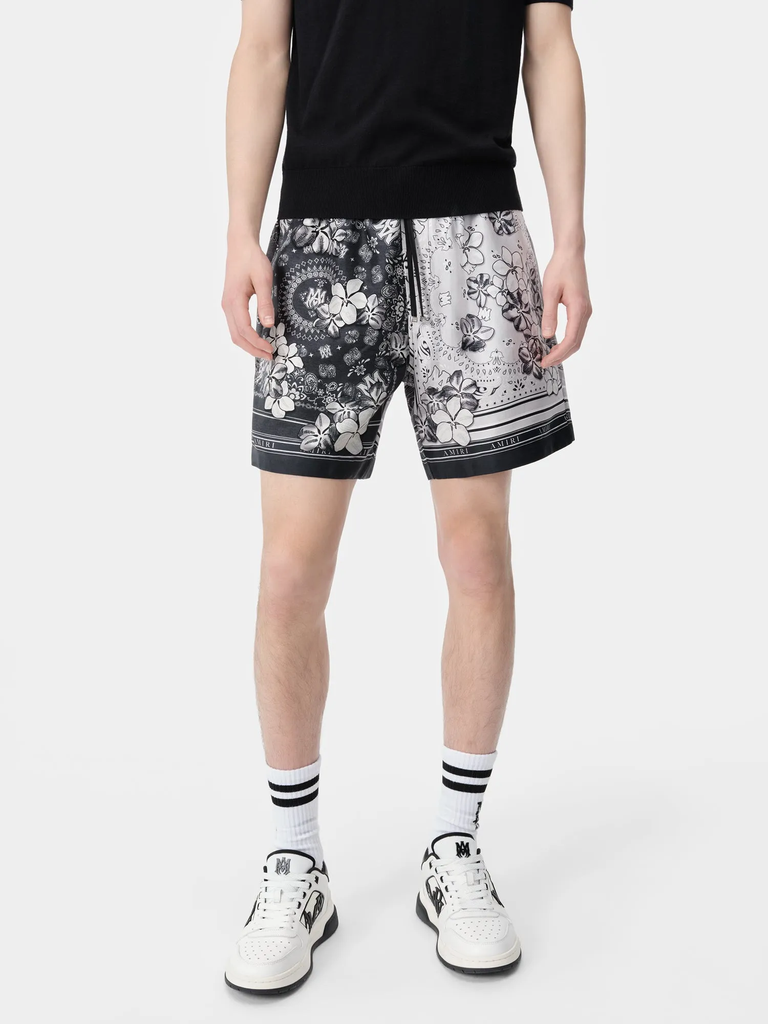 BANDANA FLORAL SHORT - Black sold by AMIRI product image thumbnail 2