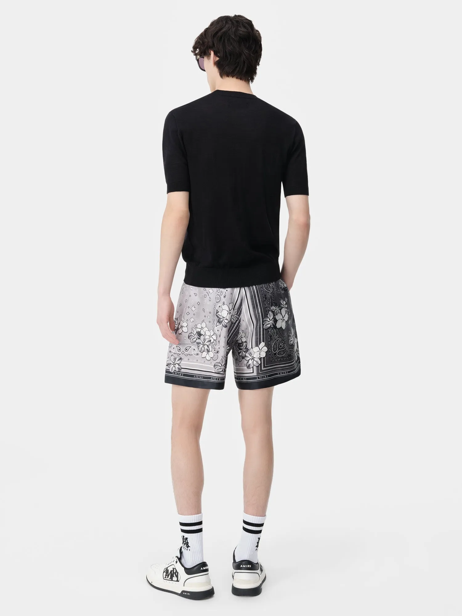 BANDANA FLORAL SHORT - Black sold by AMIRI product image thumbnail 4