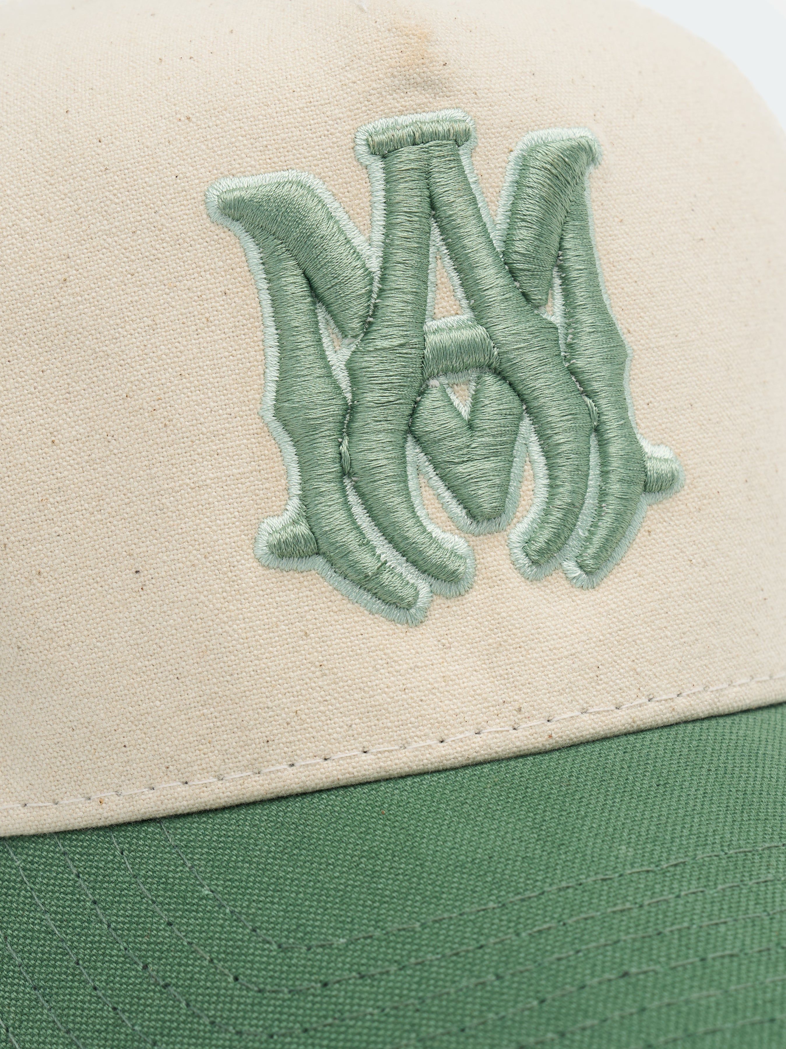 TWO TONE MA TRUCKER HAT - Natural Mineral Green sold by AMIRI product image thumbnail 4