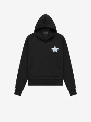 PAISLEY STAR HOODIE - BLACK sold by AMIRI