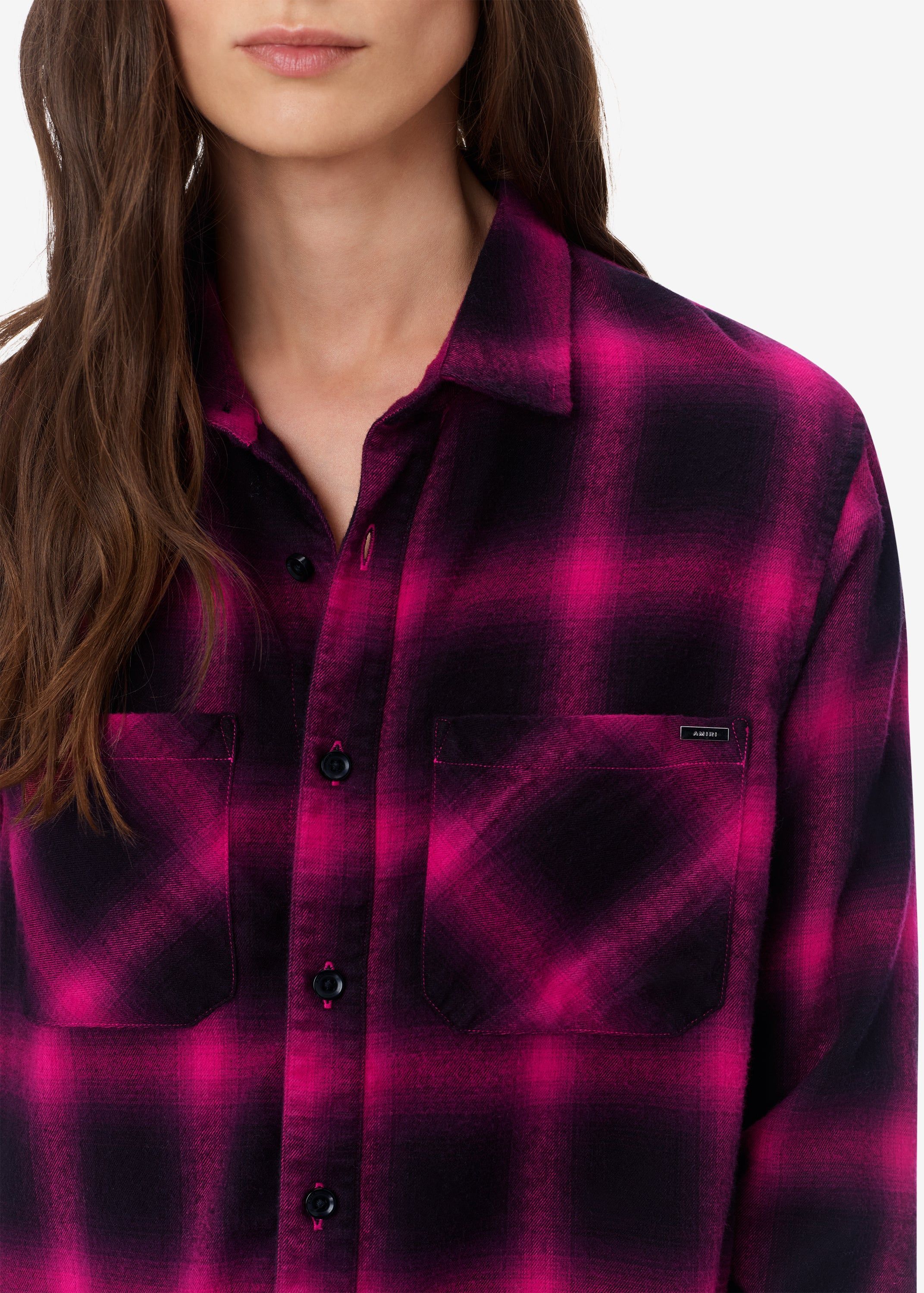 WOMEN - WOMEN'S DIP DYE SHADOW PLAID - PINK sold by AMIRI product image thumbnail 5