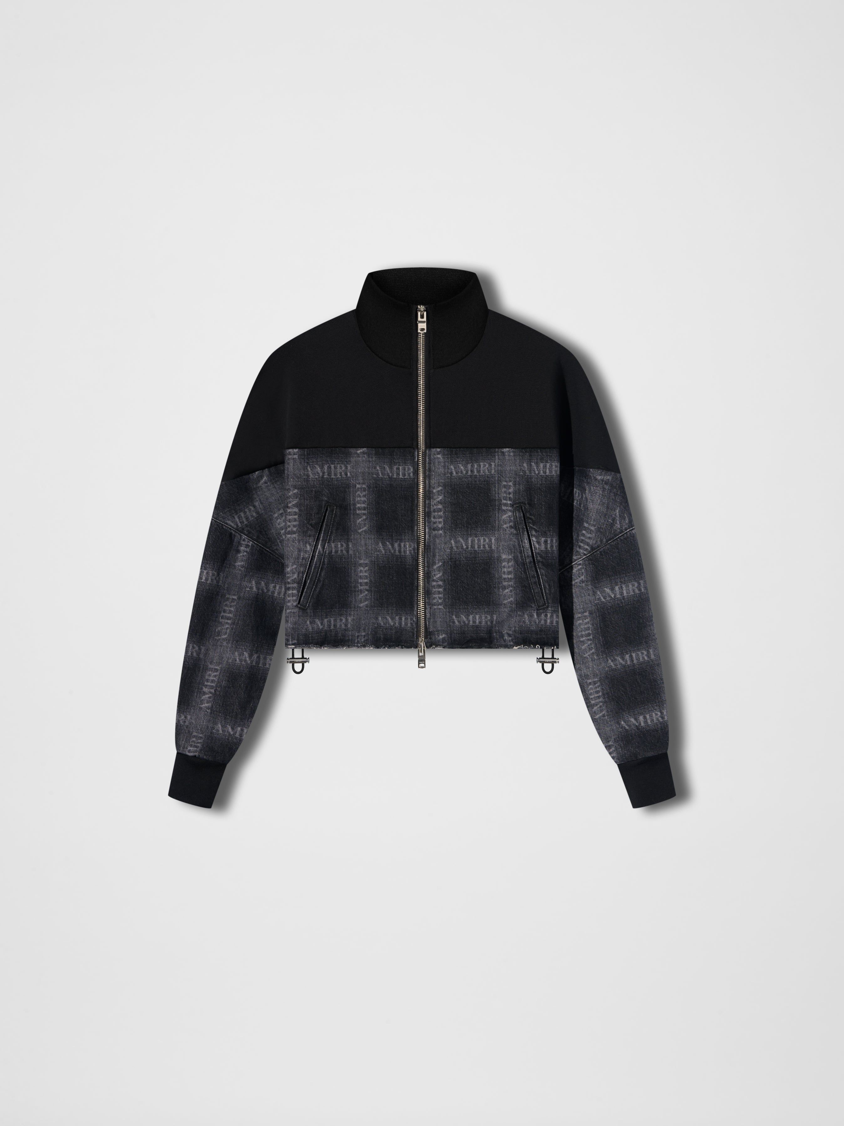 WOMEN - TRACK JACKET - BLACK_AGED BLACK sold by AMIRI