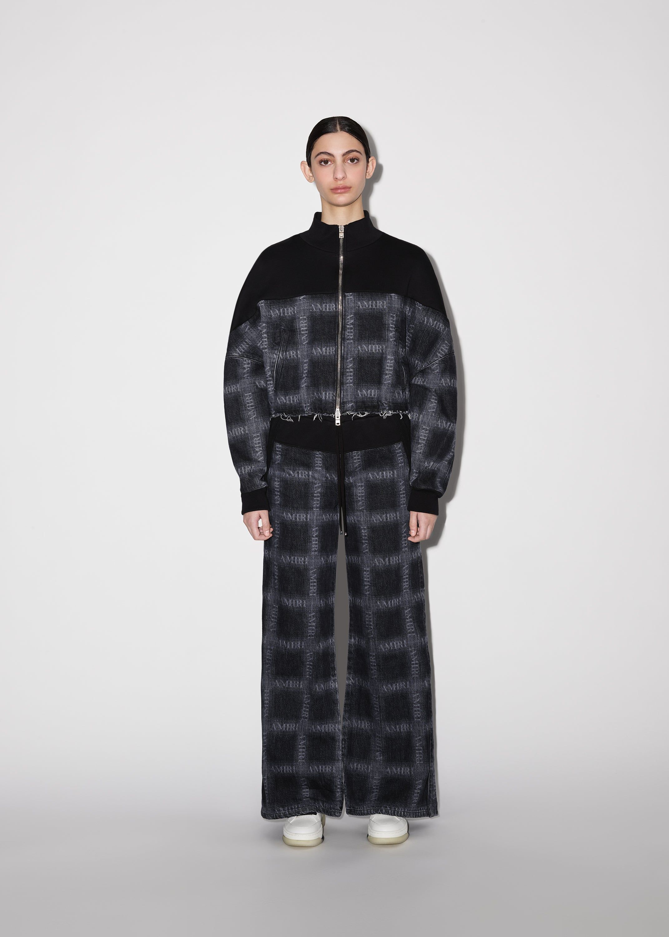 WOMEN - TRACK JACKET - BLACK_AGED BLACK sold by AMIRI product image thumbnail 2