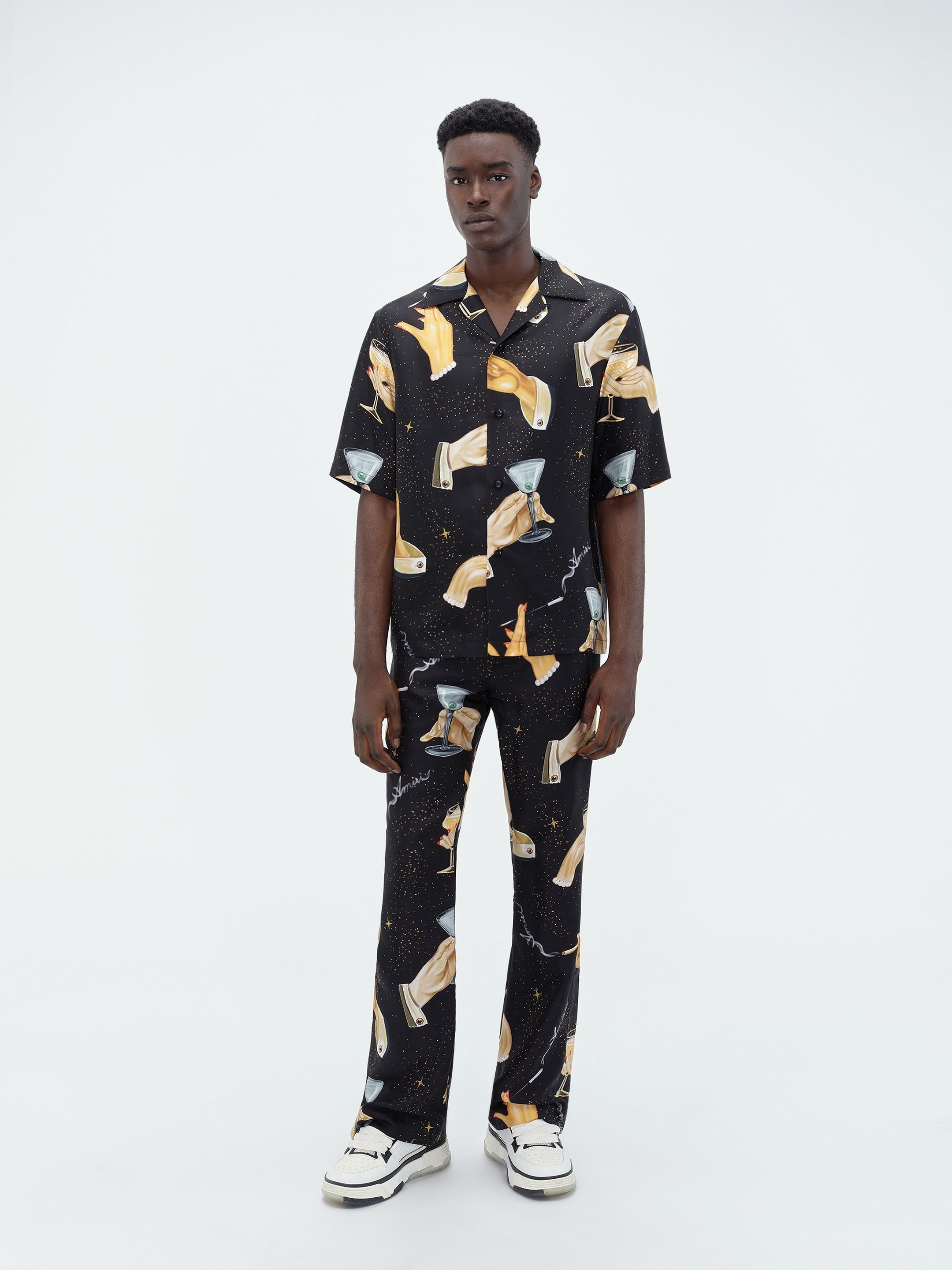 CHAMPAGNE SILK FLARE - Black sold by AMIRI product image thumbnail 2