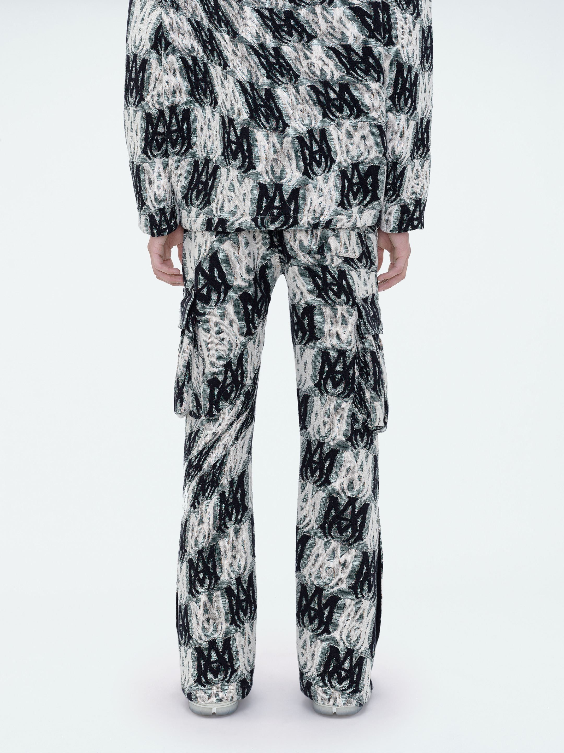 M.A. TAPESTRY CARGO FLARE PANTS - GREEN MULTI sold by AMIRI product image thumbnail 5