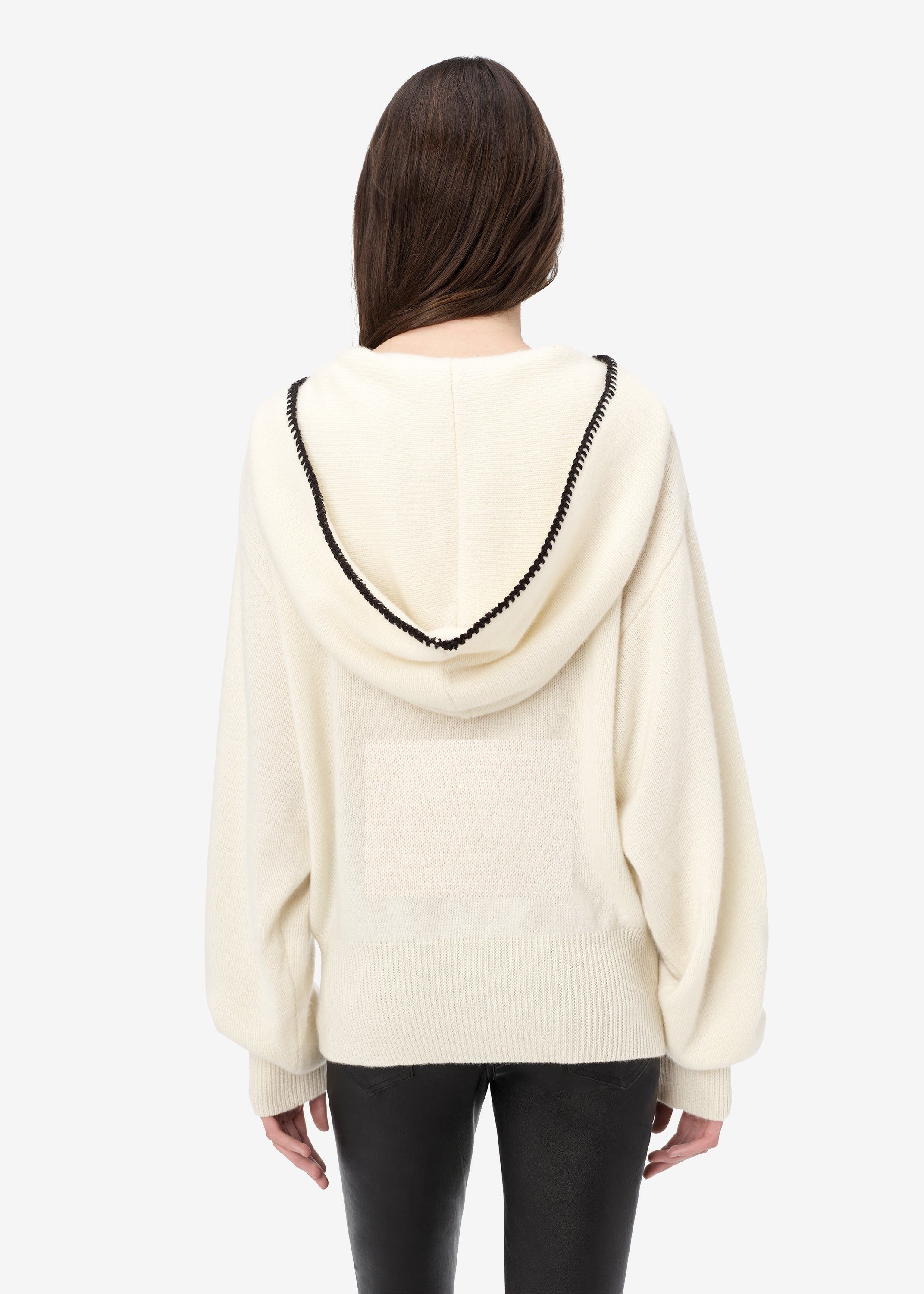 CASHMERE HOODIE - Natural sold by AMIRI product image thumbnail 4