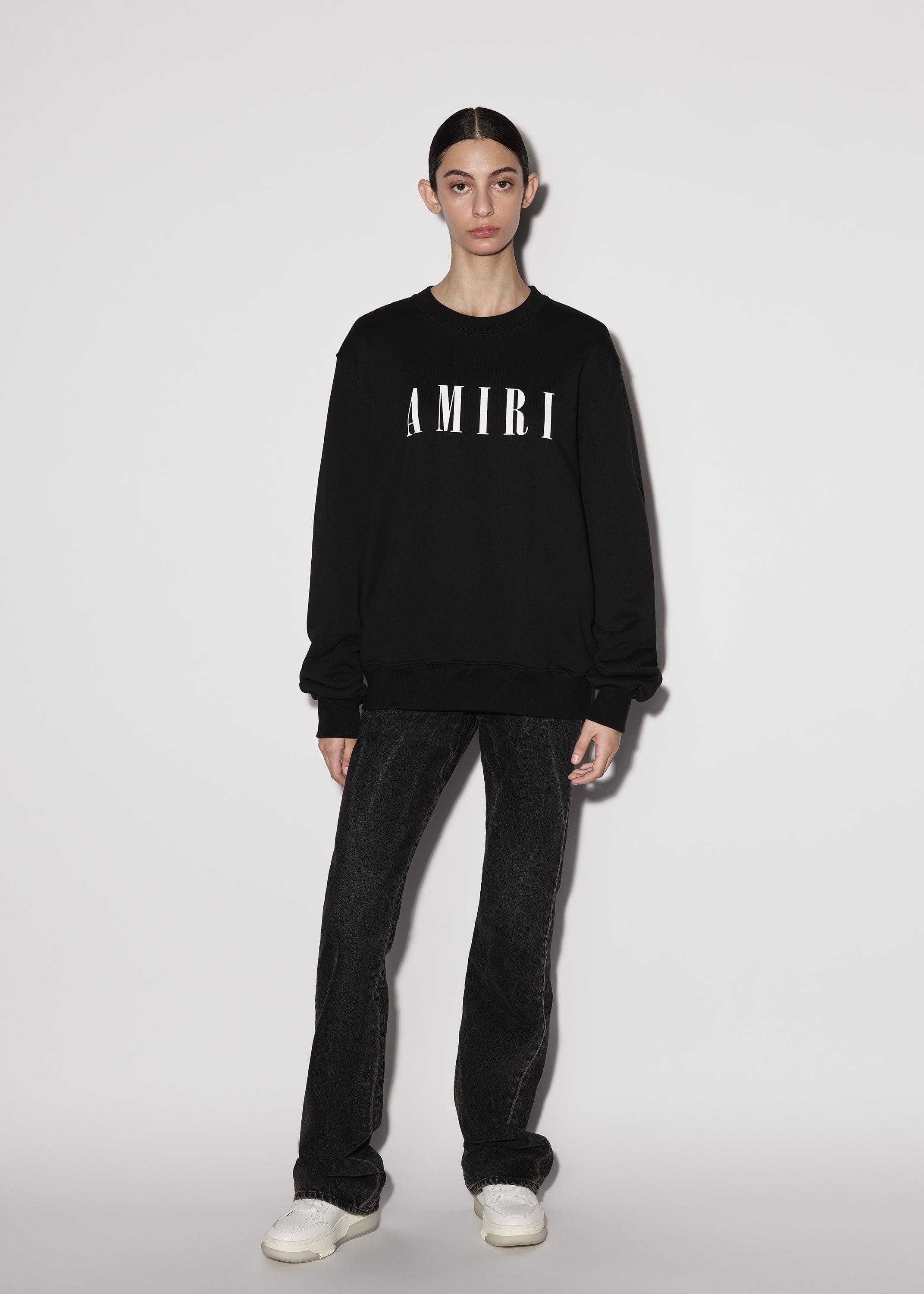 WOMEN - CORE LOGO CREWNECK - BLACK sold by AMIRI product image thumbnail 2