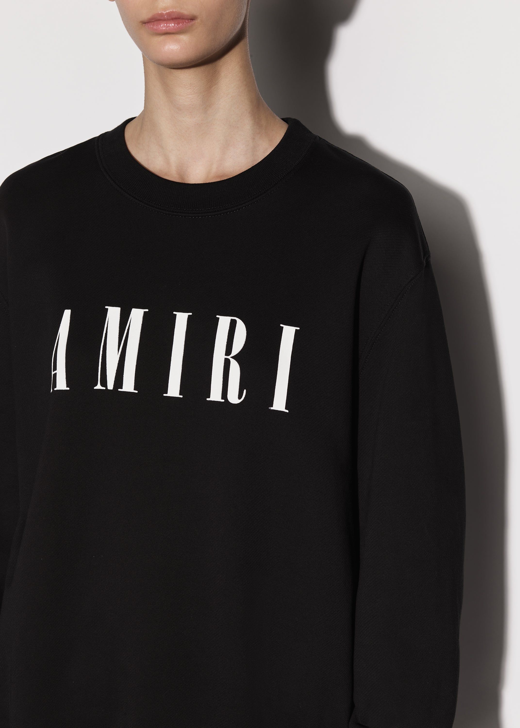 WOMEN - CORE LOGO CREWNECK - BLACK sold by AMIRI product image thumbnail 6