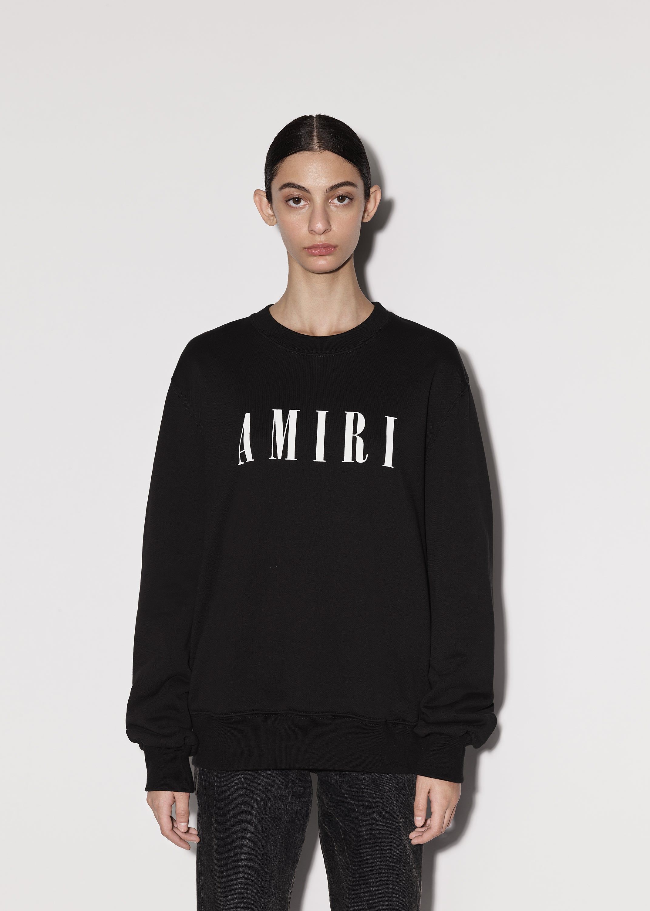 WOMEN - CORE LOGO CREWNECK - BLACK sold by AMIRI product image thumbnail 3