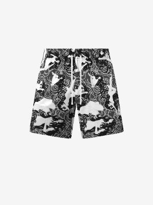 FEMALE FIGURE SWIM TRUNKS - BLACK sold by AMIRI