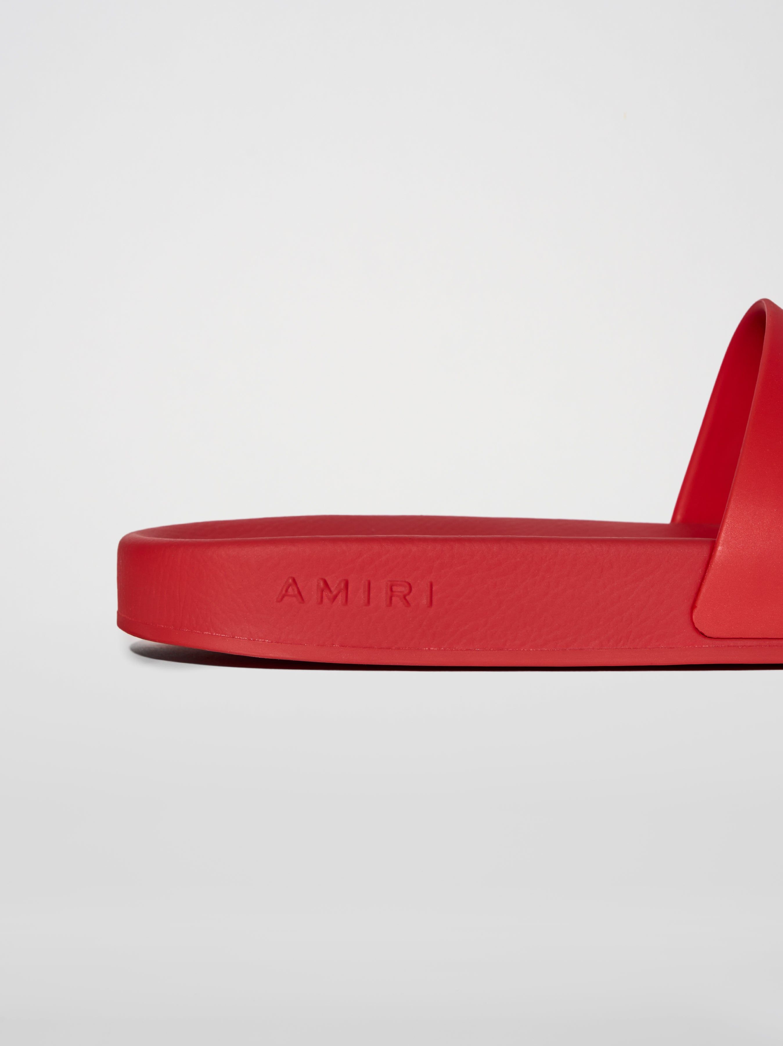 LOGO POOL SLIDE - RED / BLACK sold by AMIRI product image thumbnail 5