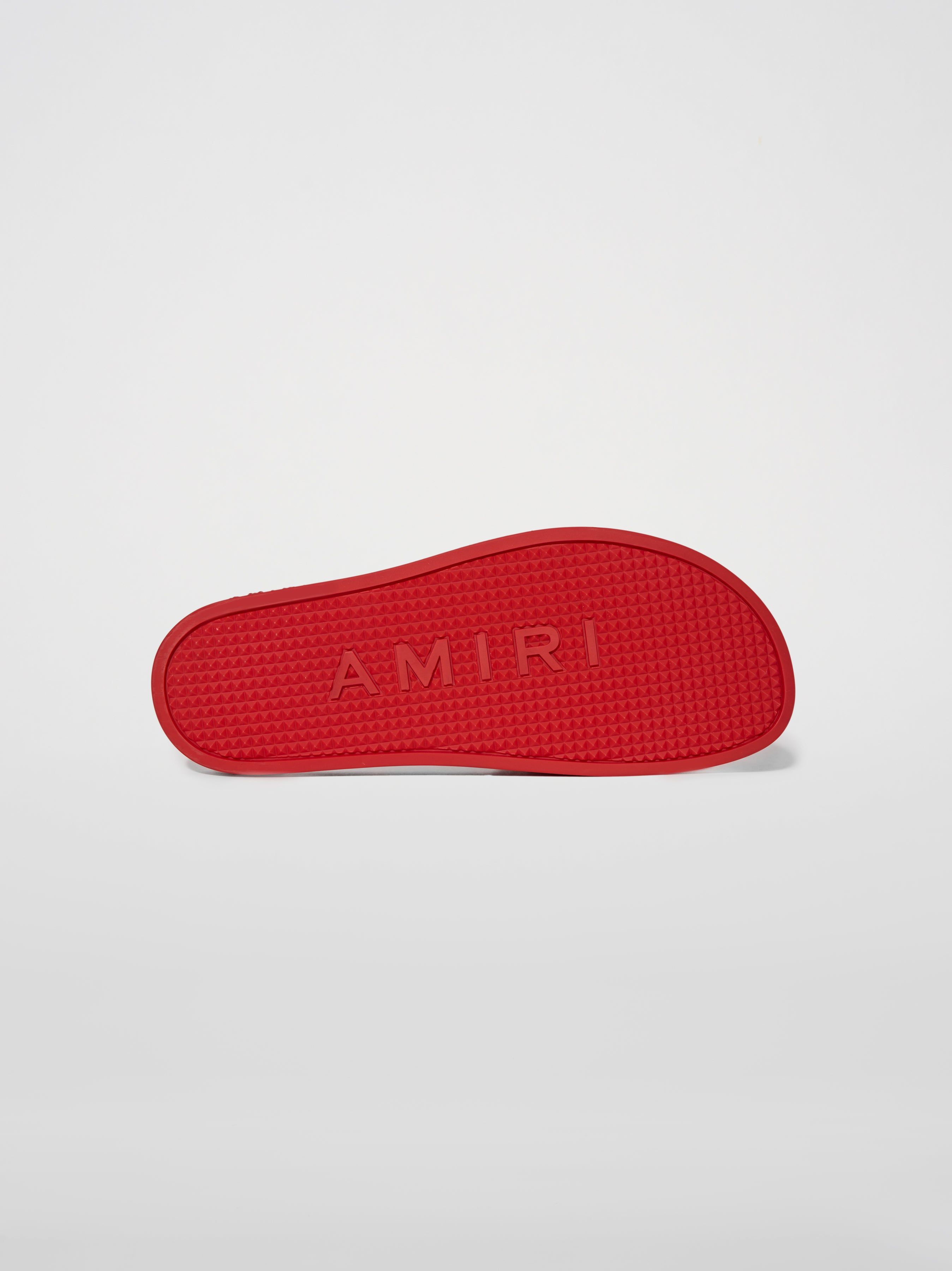 LOGO POOL SLIDE - RED / BLACK sold by AMIRI product image thumbnail 4